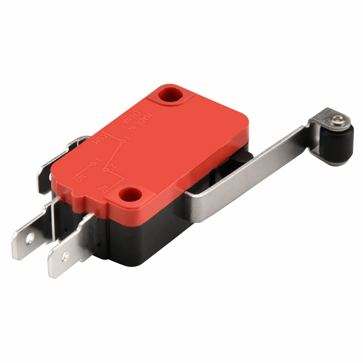 Heschen mikro przełącznik V-166-1C25 SPDT długa dźwignia rolkowa 16 A 250 V AC 5 szt.