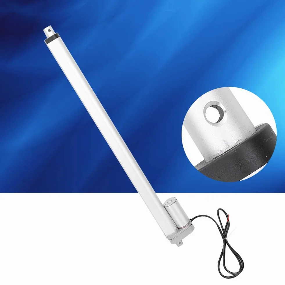 Elektryczny Siłownik Liniowy 300N 12VDC Duża Prędkość Skok 550mm