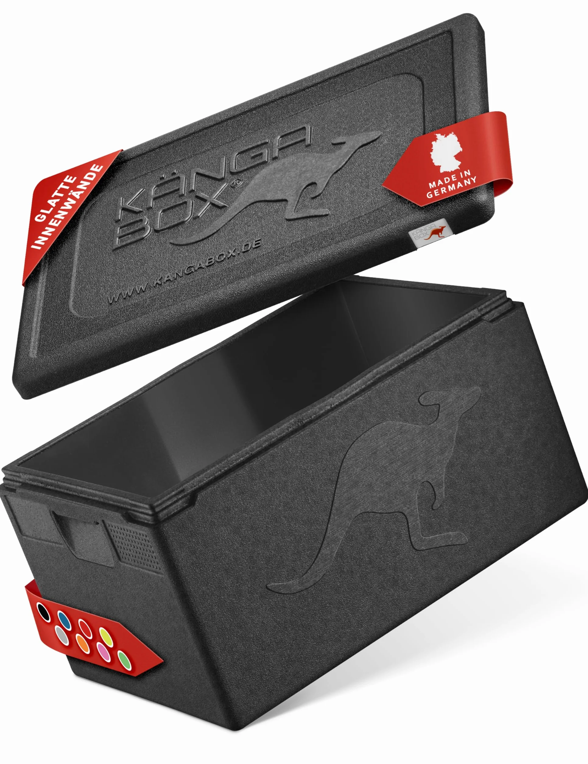 Thermobox GN 1/1 46 l czarny izolacyjny pudełko do transportu zimnego i ciepłego