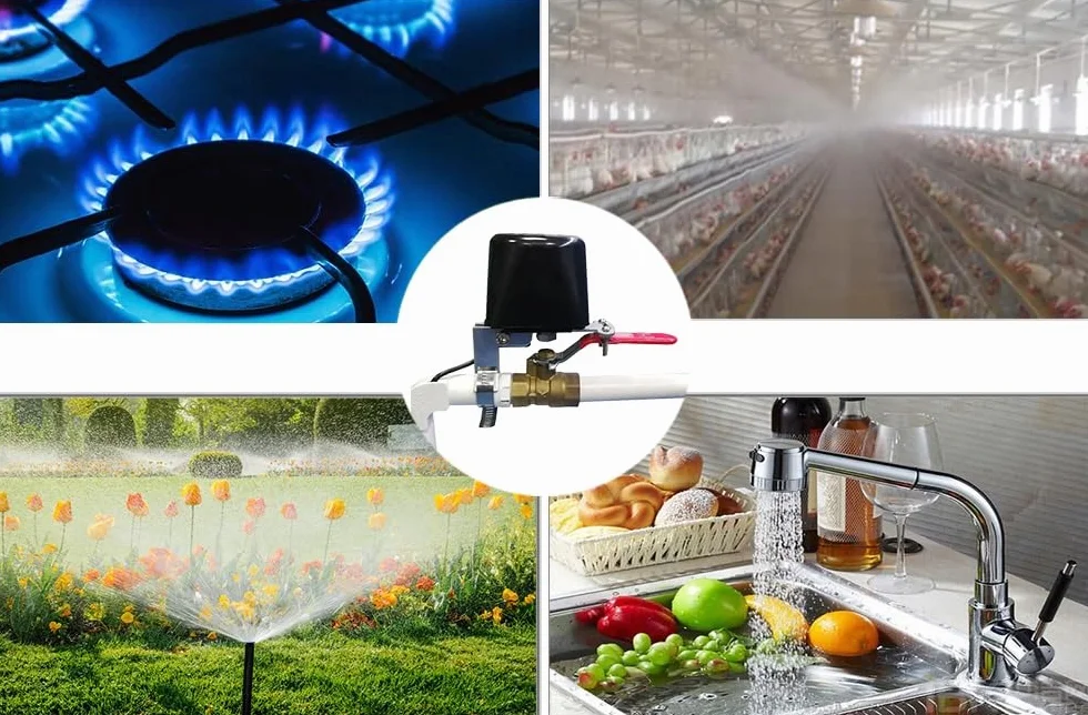 TUYA Smart WiFi sterowanie gazowym zaworem wody