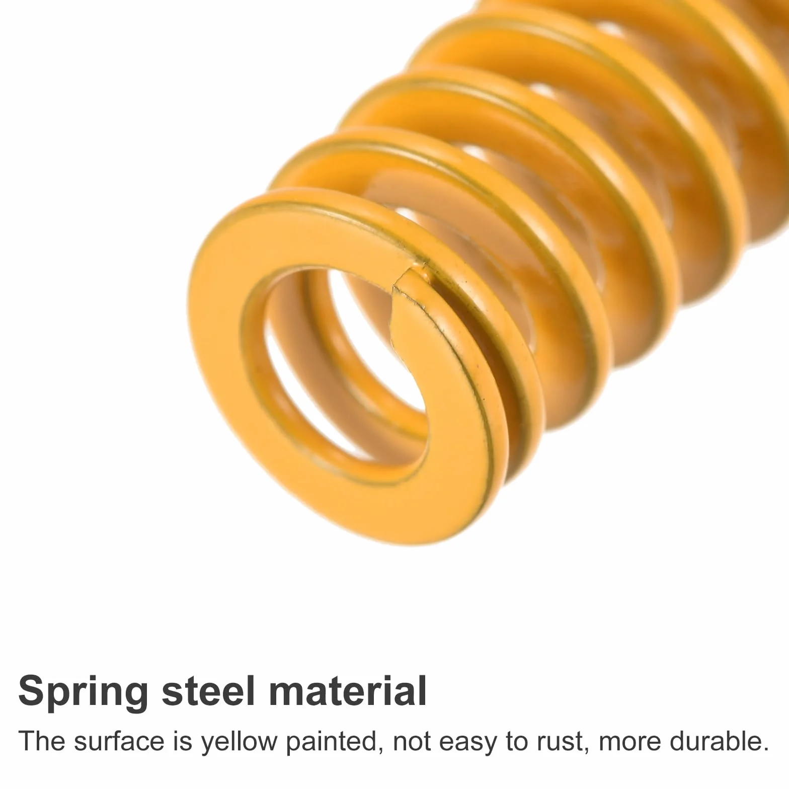 sourcing map 5 sztuk sprężyn dociskowych 3D 10 mm AD 25 mm długości, żółte sprężyny naciskowe do drukarki 3D, akcesoria, sprężyny, sprężyny, sprężyny, sprężyny, sprężyny, sprężyny, sprężyny, sprężyny