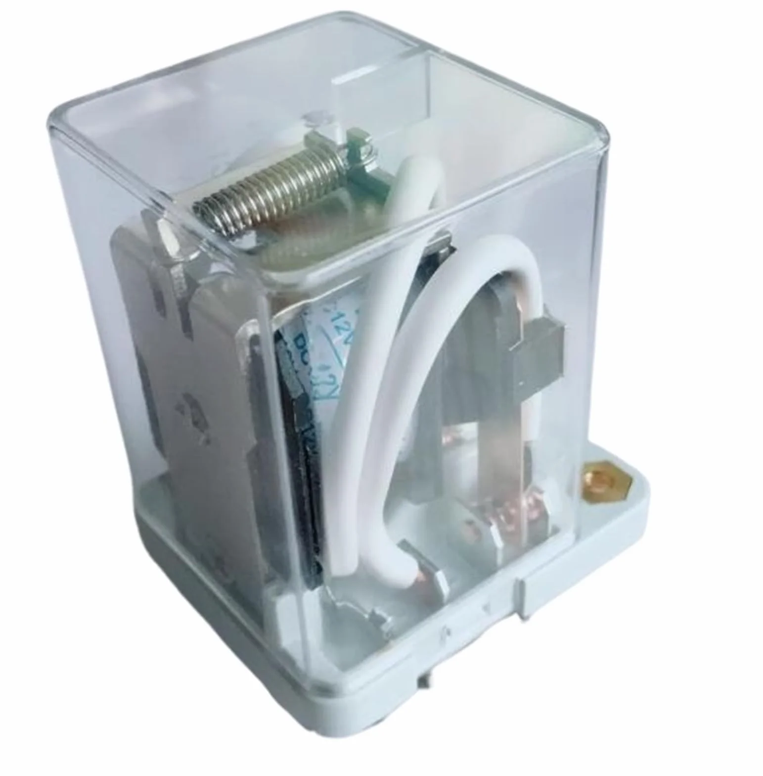 Przekaźnik pośredni JQX-38F 3Z LJQX-38FC 3Z 40A wtykowy przekaźnik zasilający Przekaźnik elektromagnetyczny 11-biegunowy DC12V DC24V AC110V AC220V (Kolor: JQX-38F, rozmiar: AC220V)
