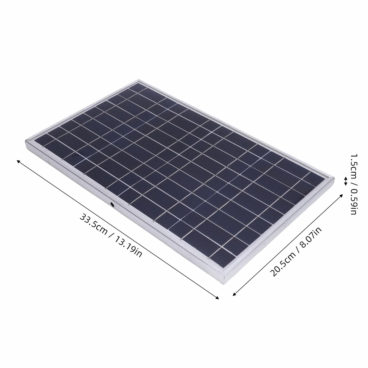 Fockety Zestaw Panel Słonecznych, 100W Monokrystaliczny Panel 12V 10-50A Słoneczny Kontroler z Klipsami Akumulatorowymi do RV, Kampera, światła Zewnętrzne, Karawana, Dom Motocyklowy