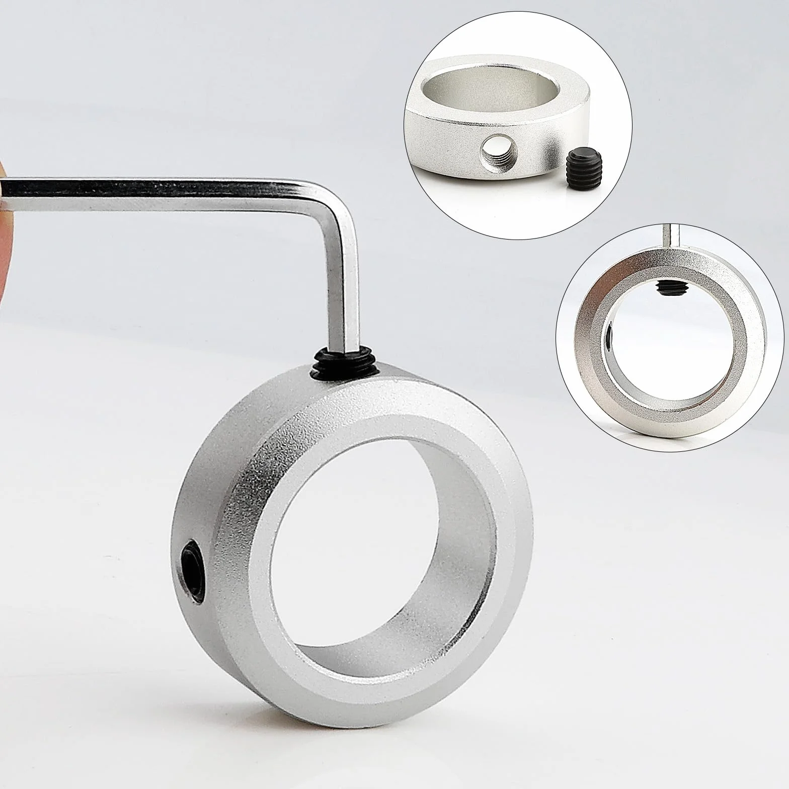 Mbsomnus pierścienie nastawcze 16 mm pierścień zaciskowy ID 16 mm AD 26 mm szerokość 10 mm wał do kół Axle przekładni CNC