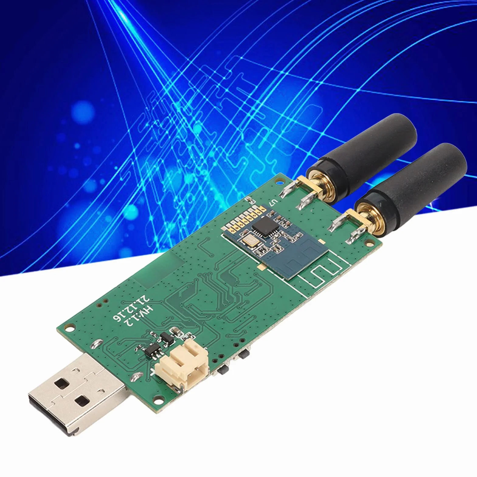 Akozon Adapter Płytki Modułu RF 2,4 GHz Evil Crow V2 300-928 MHz Odbiornik Sygnału