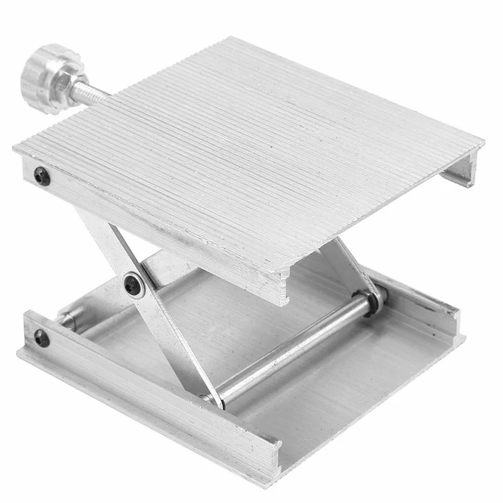 90 * 90 mm aluminiowy stojak do podnoszenia laboratoryjnego uniwersalny poziom laserowy 90 mm regulowany stojak do podnoszenia do eksperymentu naukowego