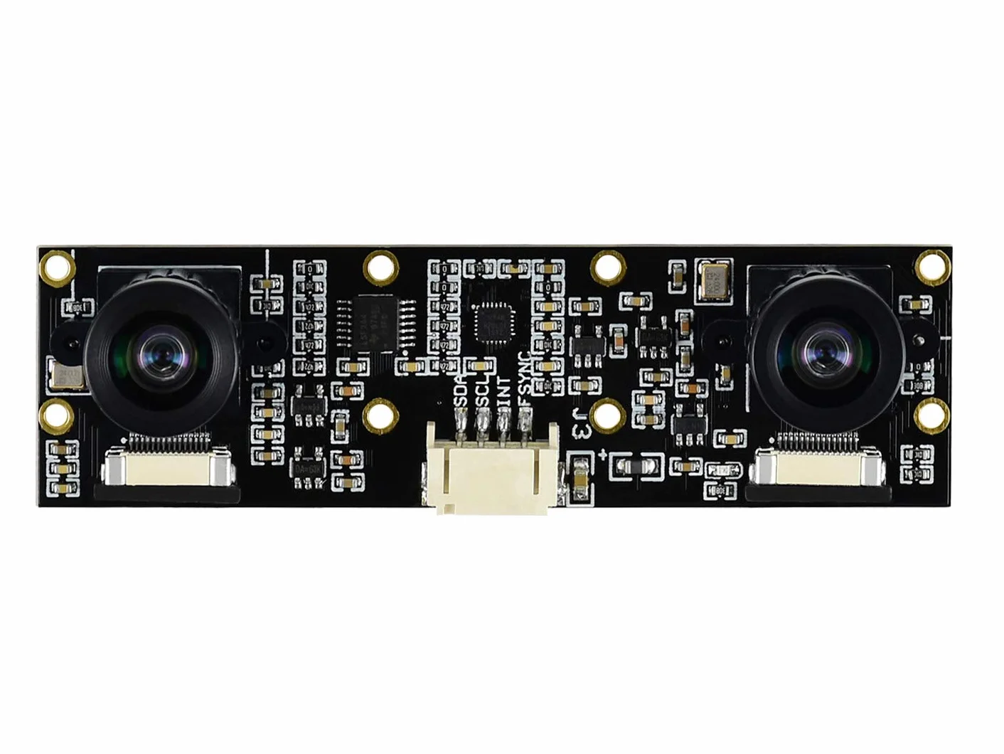 Waveshare IMX219-83 Stereo Camera 8MP Binocular Module for Jetson Nano B01 Raspberry Pi CM3/CM3+