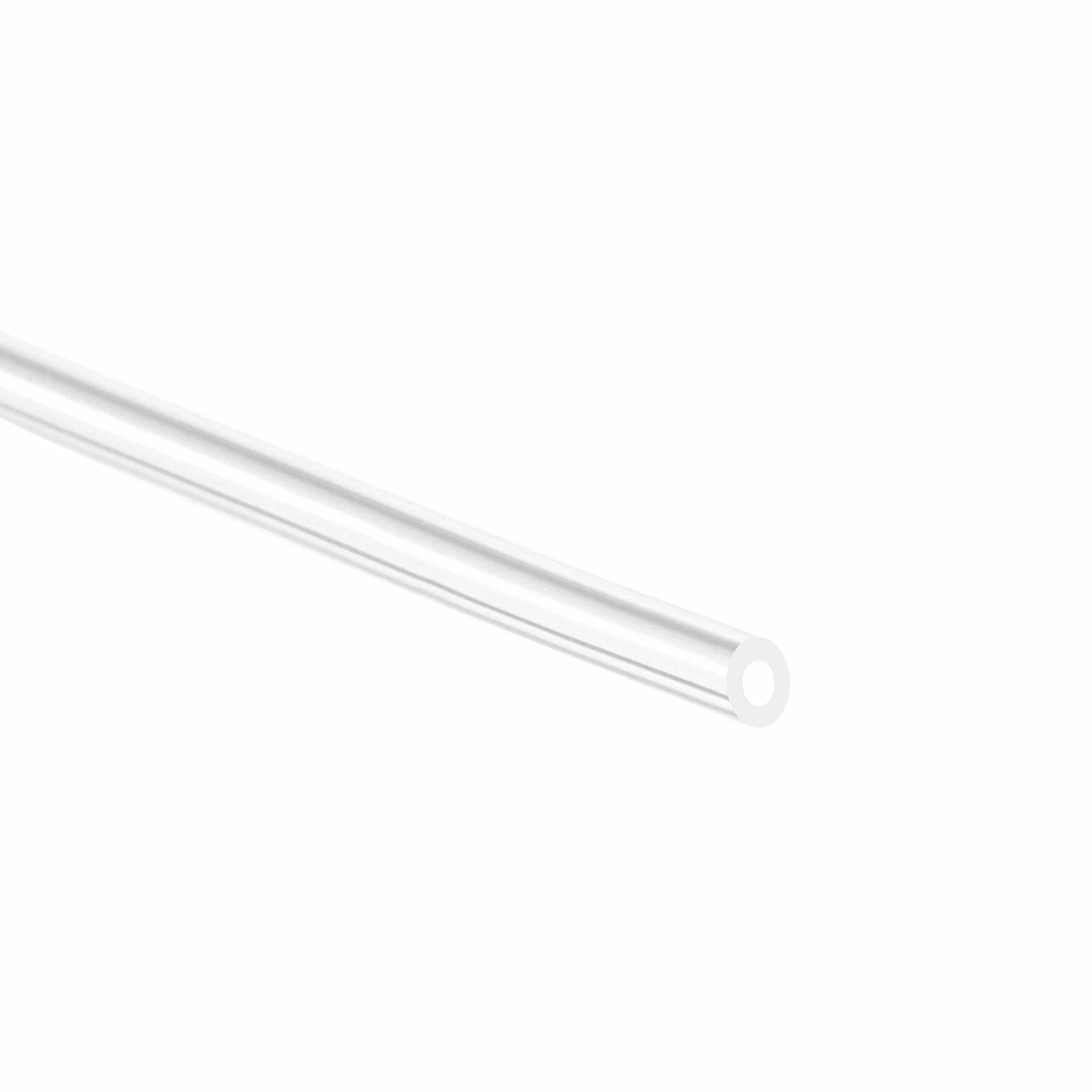 TA-VIGOR Rurka silikonowa, średnica 1,6 mm x średnica 3,2 mm, długość 1 m, elastyczna rura z gumy silikonowej klasy spożywczej, wąż wodny, do przekładni pompy, przezroczysta