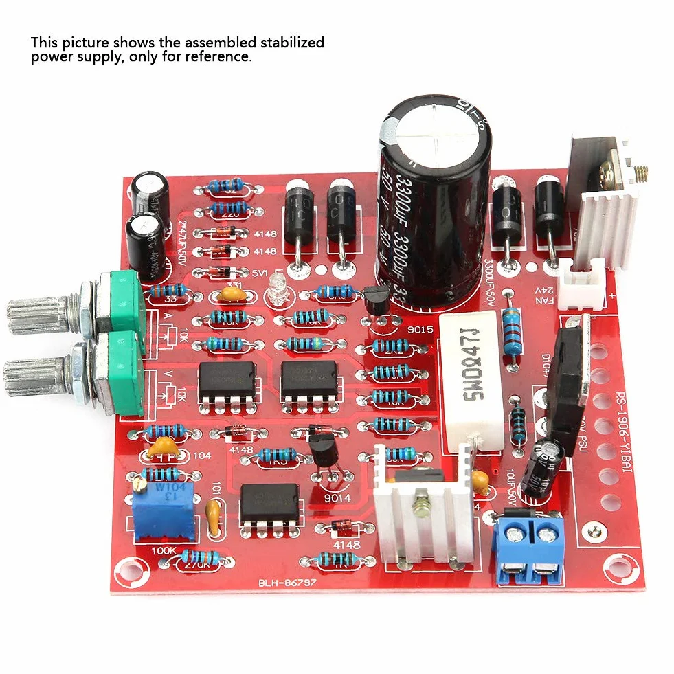 Regulowany Zasilacz Stabilizowany DC 0-30V 2mA-3A Laboratoryjny DIY