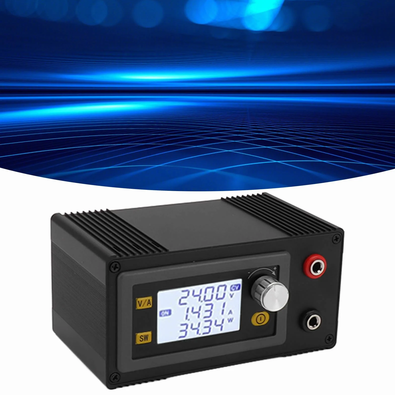 Przetwornik DC Boost, zmienny regulator napięcia 6 V-36 V do 0,6 V-36 V 5 A 80 W Moduł zasilania Step Up Down Transformator z wyświetlaczem LCD, regulowana regulacja napięcia