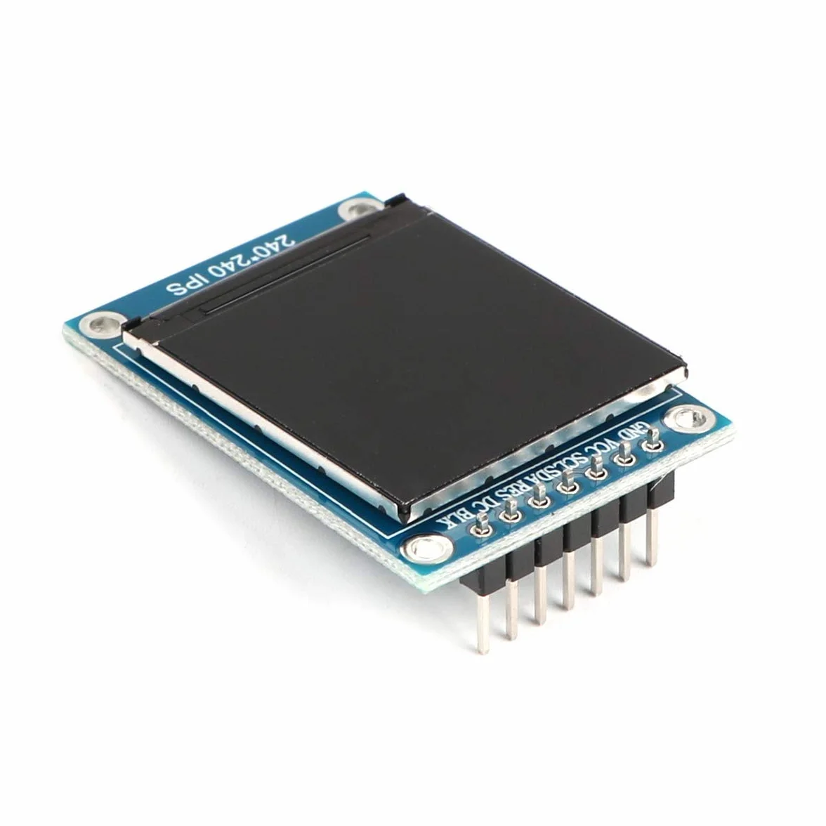 DollaTek Modu? wy?wietlacza TFT LCD 1,3 cala 240 x 240 IPS 65K pe?ny kolor 3,3 V z interfejsem SPI ST7789 sterownik IC dla 51 STM32