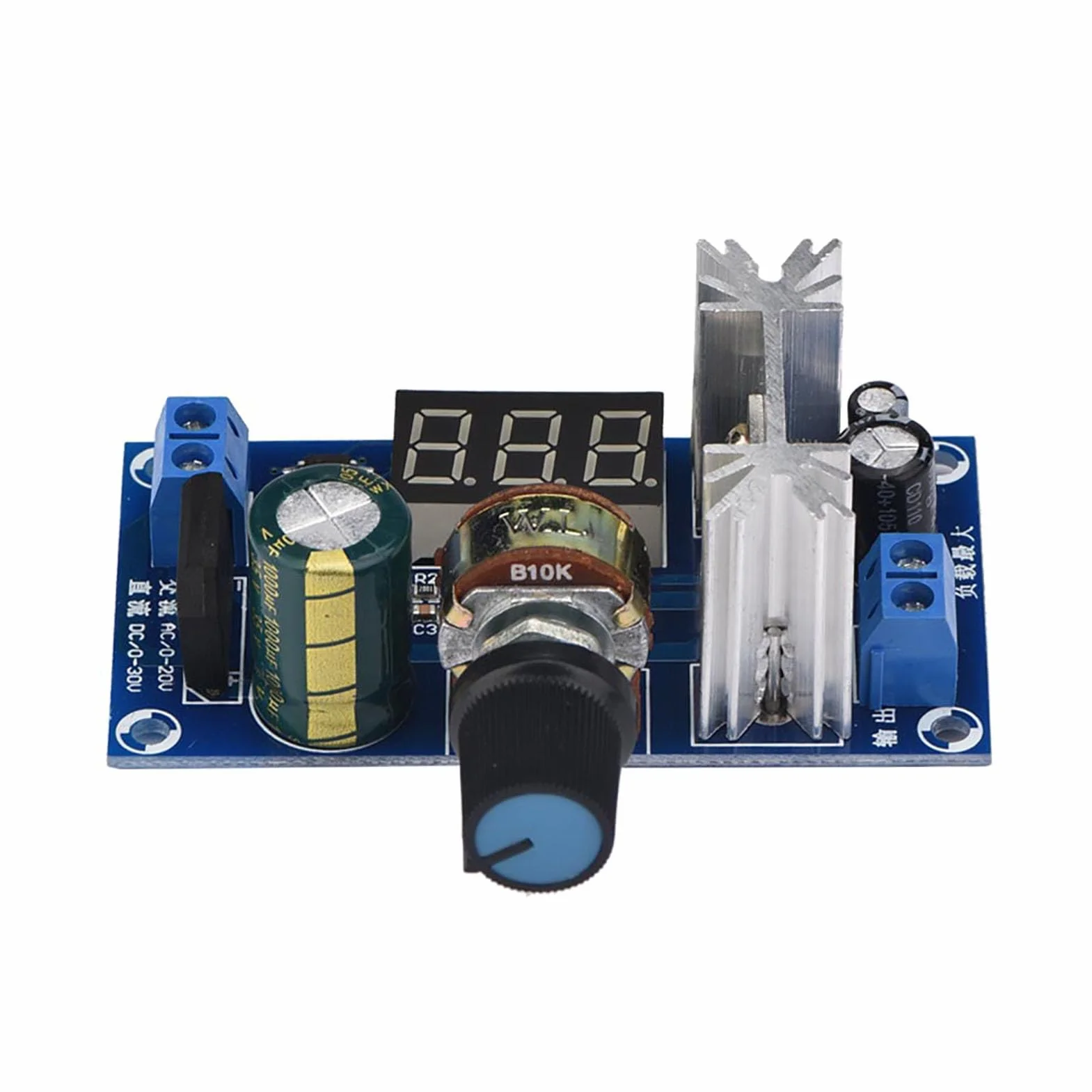 Fabater LM317 Regulator Regulowany Zasilacz dla Hobbystów Elektronicznych