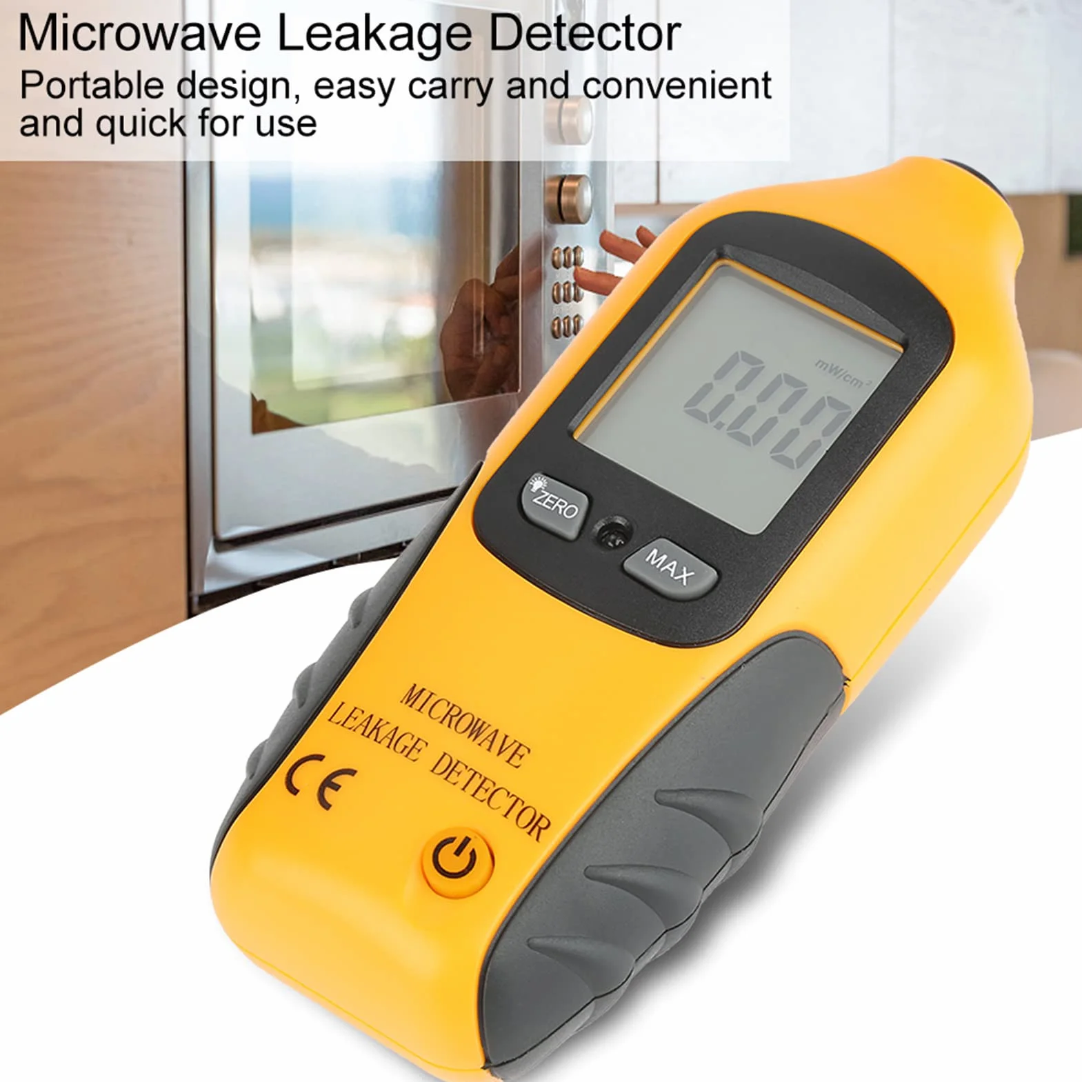 HT-M2 wykrywacz wycieku w kuchence mikrofalowej - wyświetlacz LCD - wysoka precyzja miernika promieniowania tester - bez konieczności ponownej kalibracji