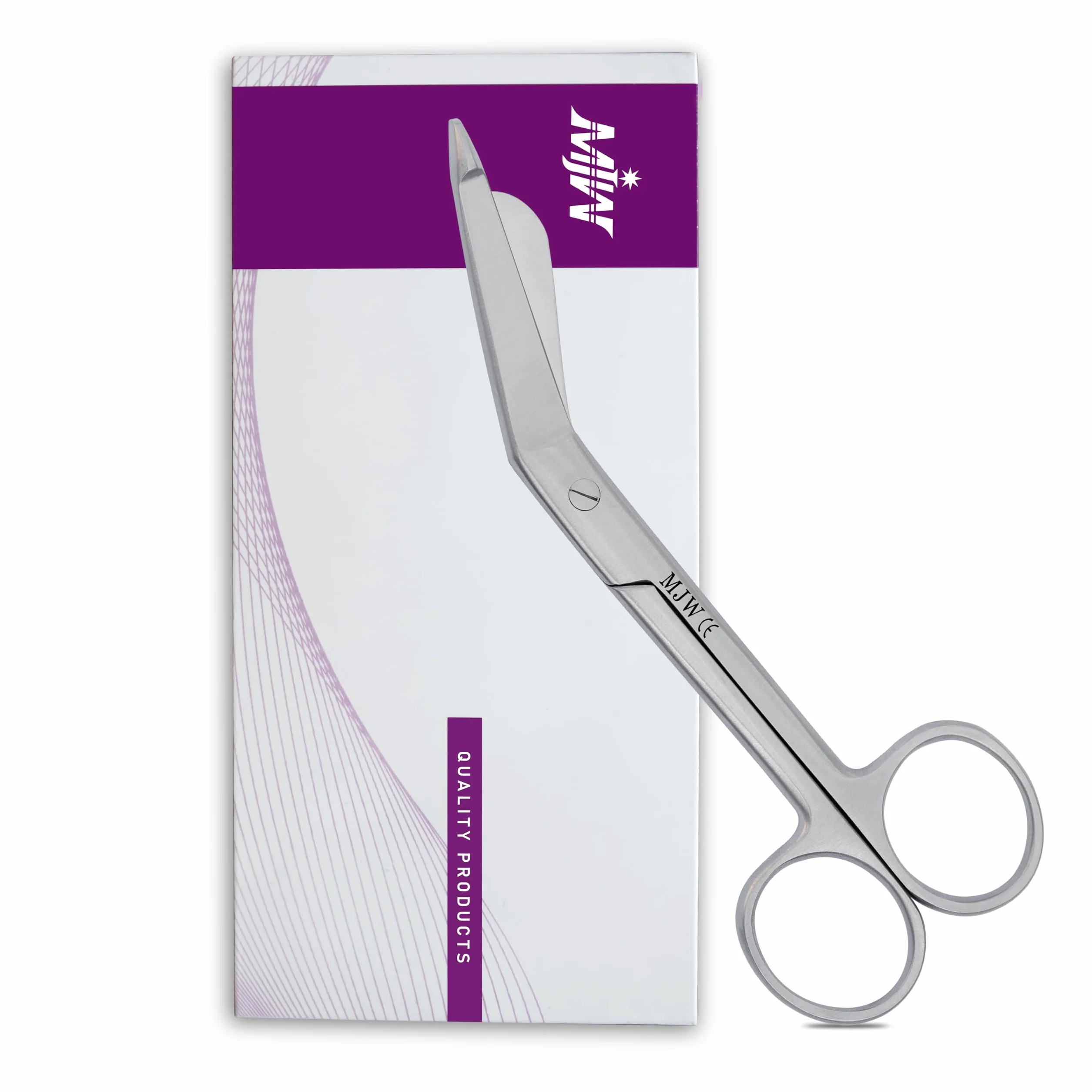MJW Lister Nożyce do bandaży ze stali nierdzewnej Nożyce do cięcia bandaży pierwszej pomocy 13,97 cm