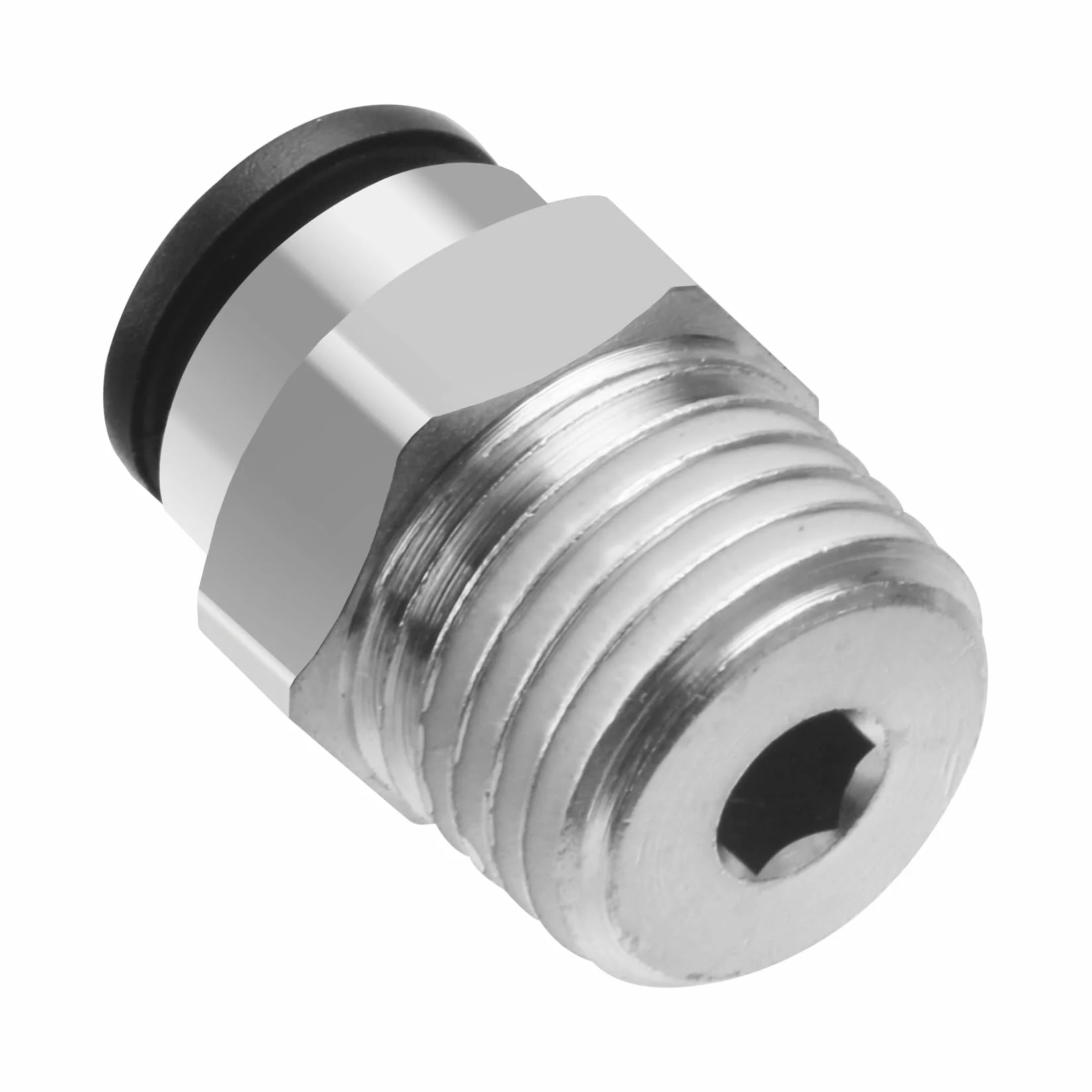 Heschen Szybkozłączki PC6-02 6mm Push In Joint męskie 1/4 "Złącze pneumatyczne szybkozłączki 10 szt