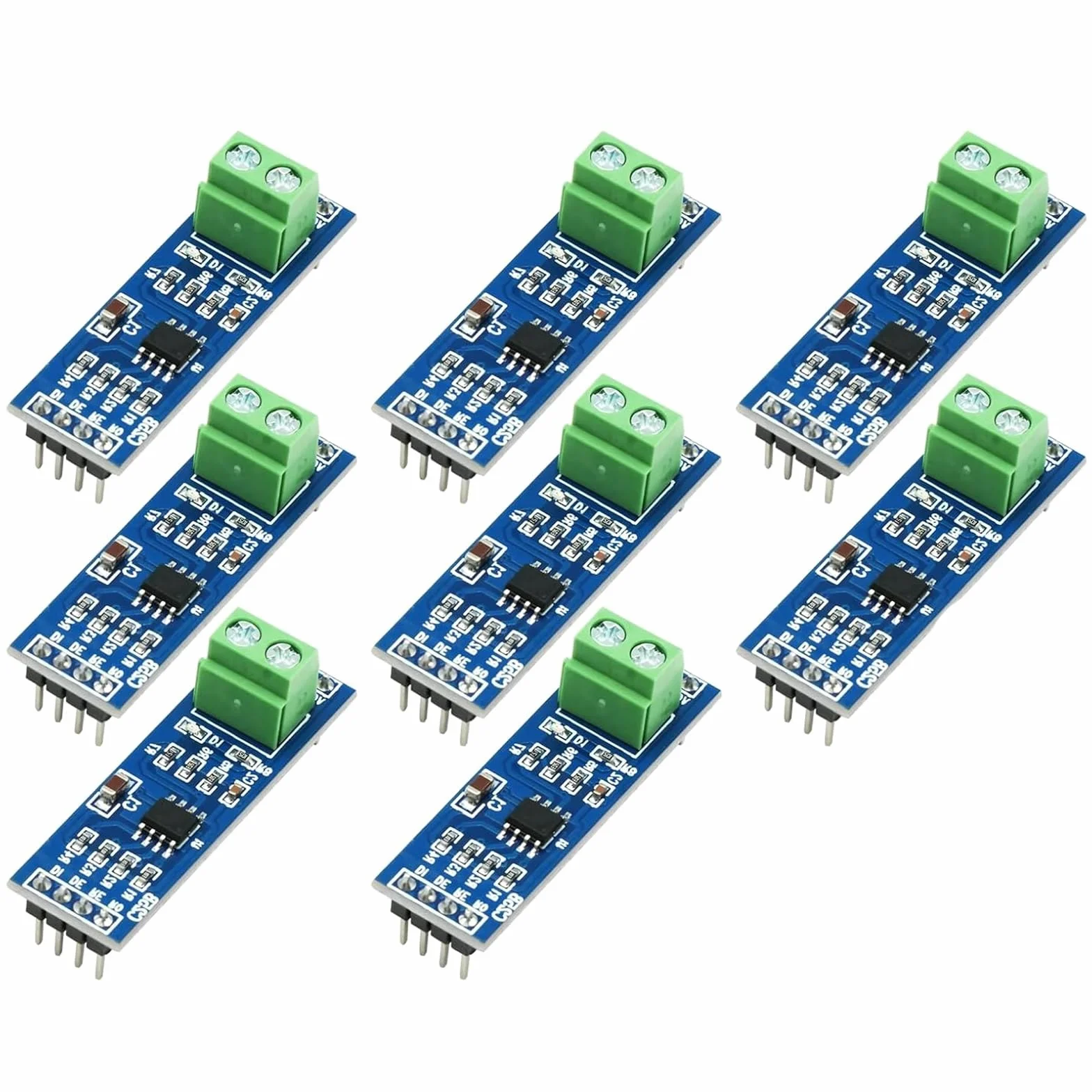 Moduł MAX485 5V TTL RS485 Converter, płytka rozwojowa TTL do RS-485, niskie zużycie energii, nadajnik do Arduino Raspberry Pi