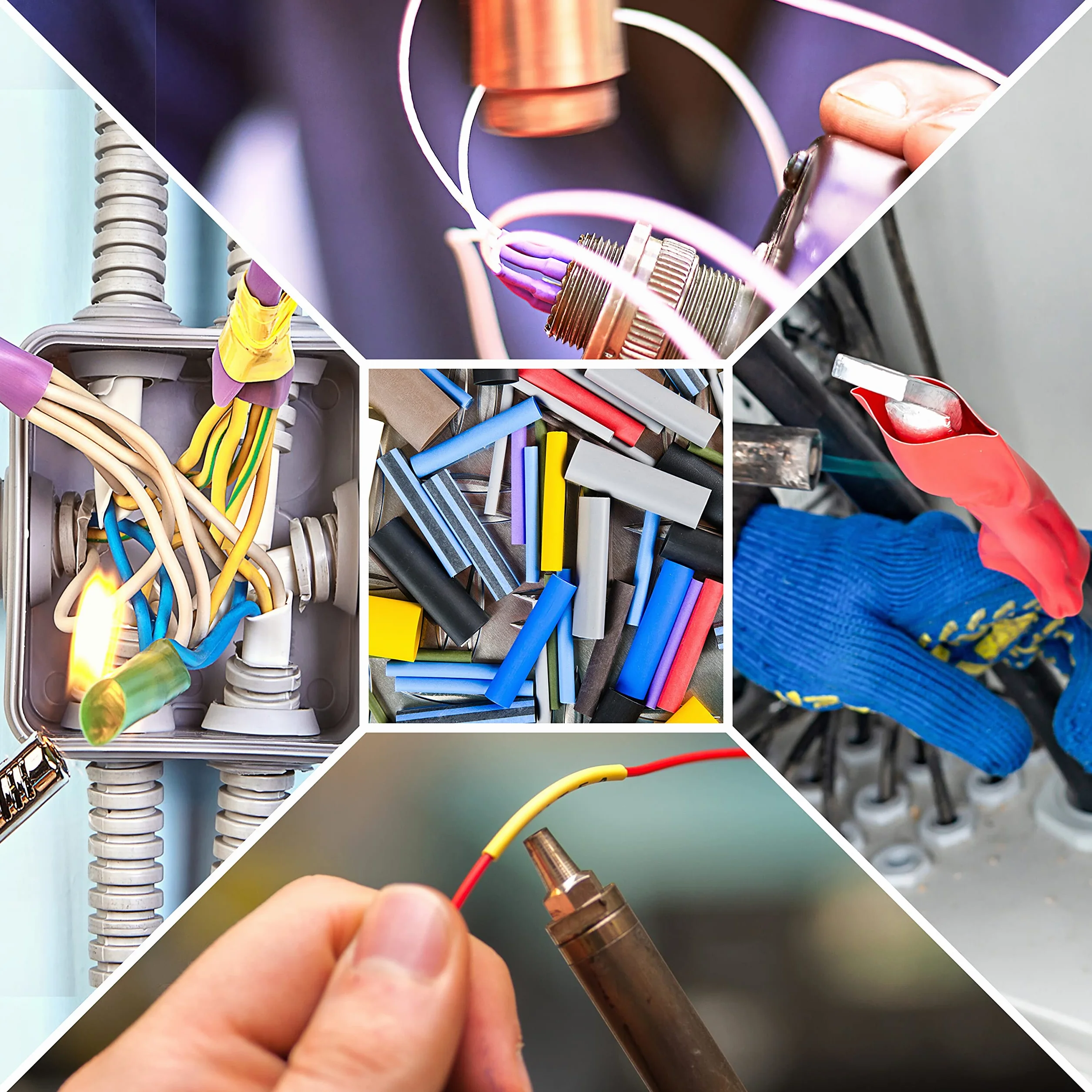 ISOLATECH rury termokurczliwe na metry przezroczyste bez kleju Ø 10mm 2 metry wspóczynnik skurczu 2:1 zestaw poliolefinowy do izolacji kabli poczenia lutowane bez etykiety (Ø10mm 2metry)