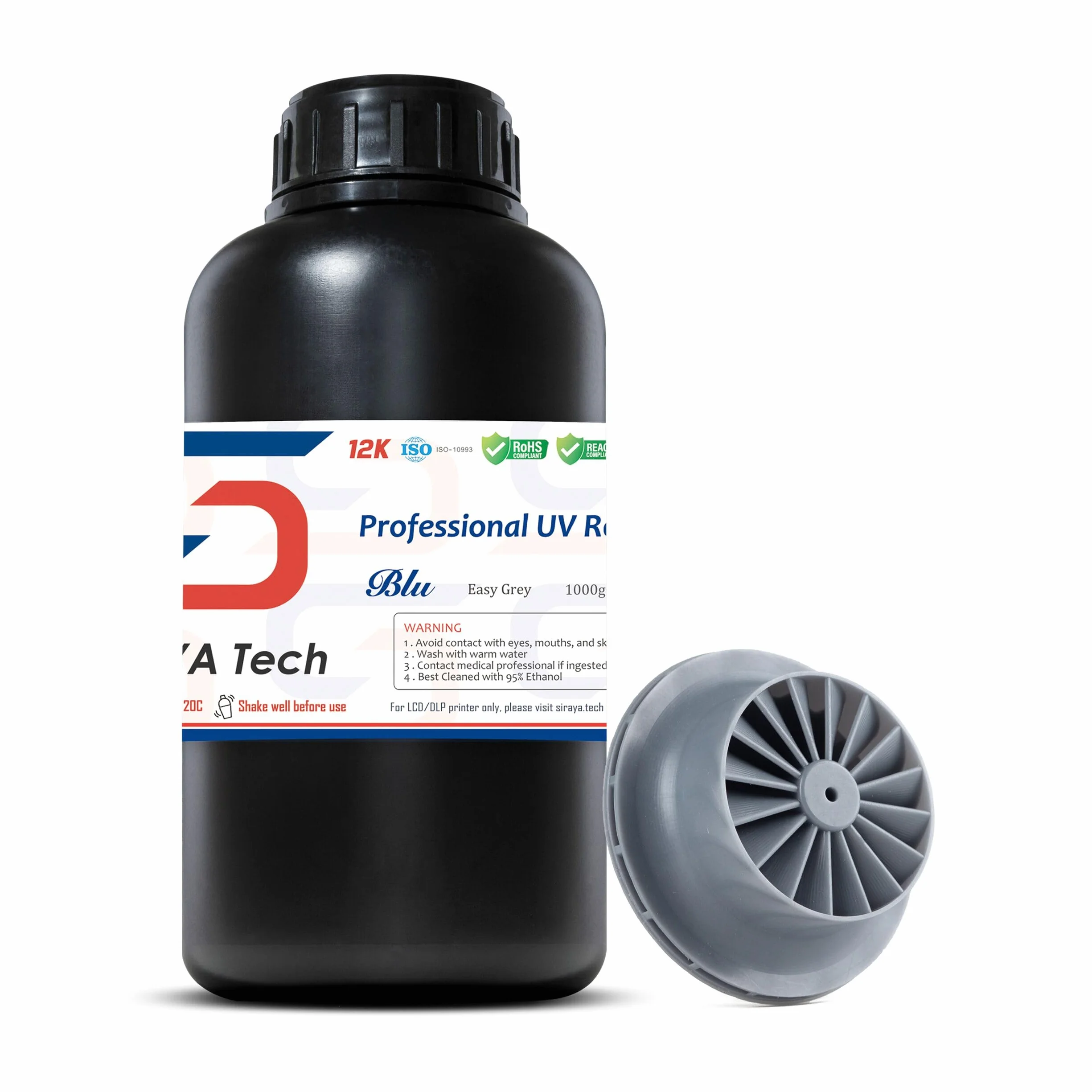 Siraya Tech Żywica Easy Grey 1 kg do drukarki 3D LCD/DLP wysokiej rozdzielczości