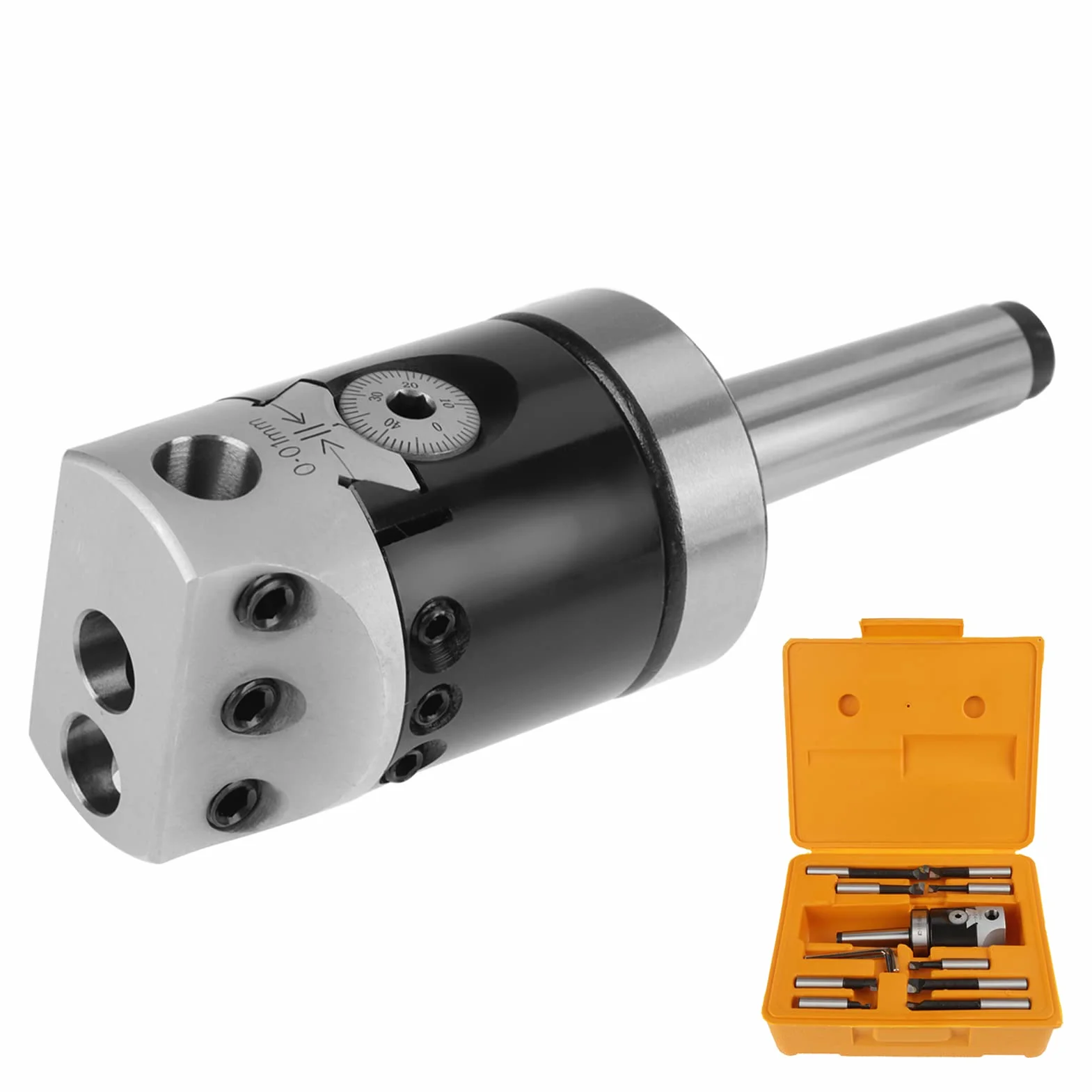ZESTAW Głowic Wytaczarskich, ZESTAW Głowicy Wytaczarskiej 2 12 szt. Wytaczadła z Węglików Spiekanych MT2 M10 F1-12 Głowica Wytaczarska 50 Mm z 9 szt. Wytaczadeł 12 Mm