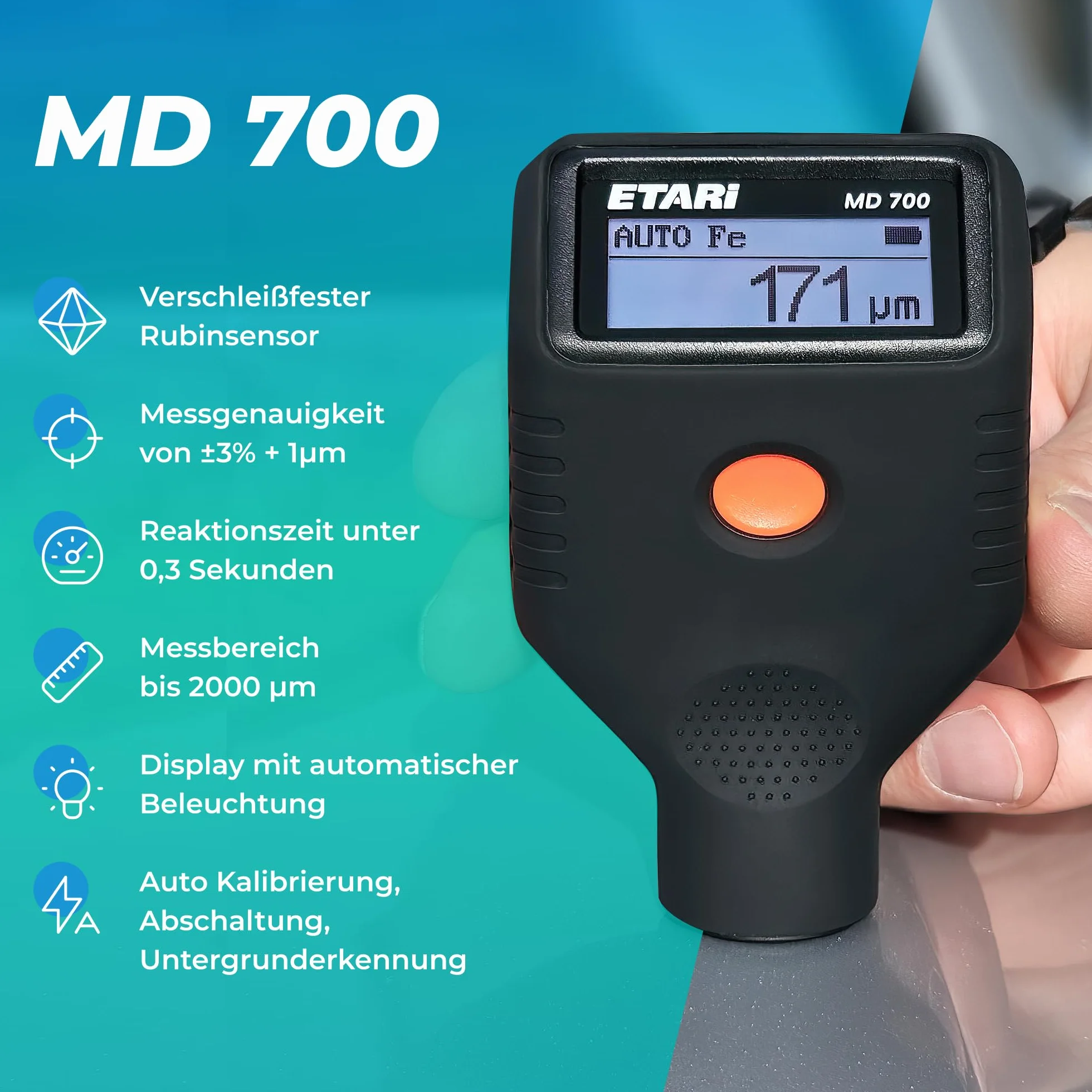 ETARI MD-700 miernik grubości lakieru