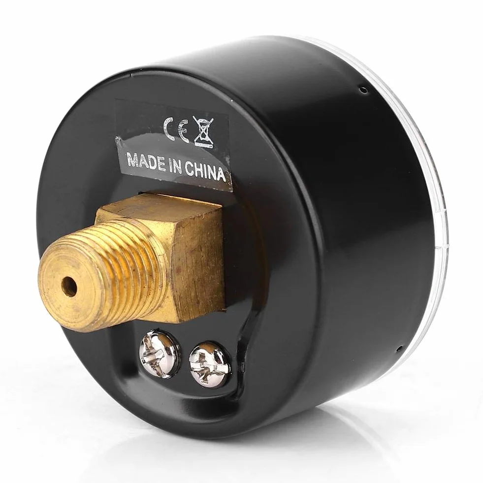 Manometr tarcza 50 mm Osiowy 1/4 BSPT mosiężny 0-100 psi 0-7 bar