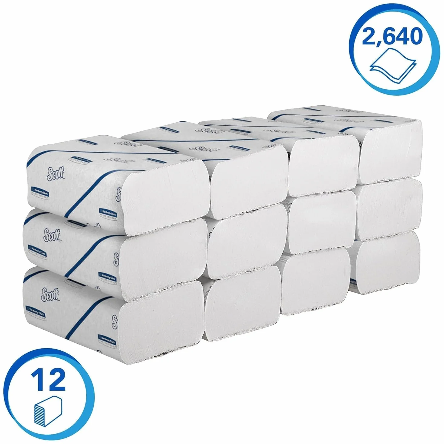 Scott 6636 Ręczniki Papierowy, Szary, 2640 sztuk