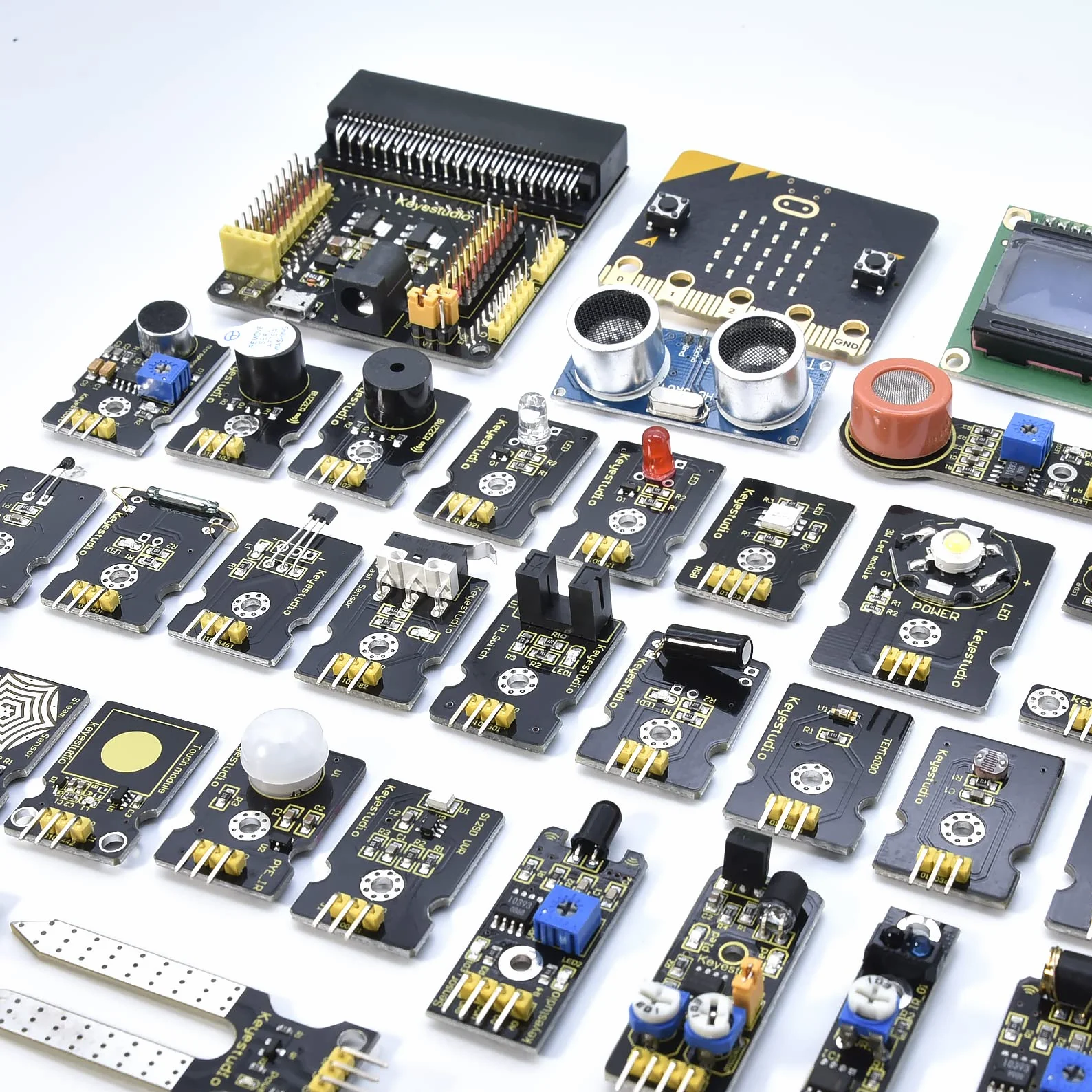 KEYESTUDIO 45 czujników zestaw startowy z mikrofonem do BBC Microbit V2.2
