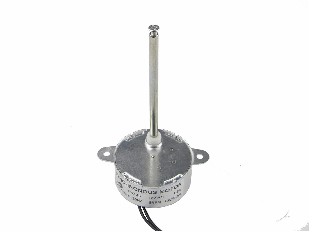 CHANCS TYC40 Silnik Synchroniczny 12V AC 5 RPM 74mm Zasilacz AC 220V