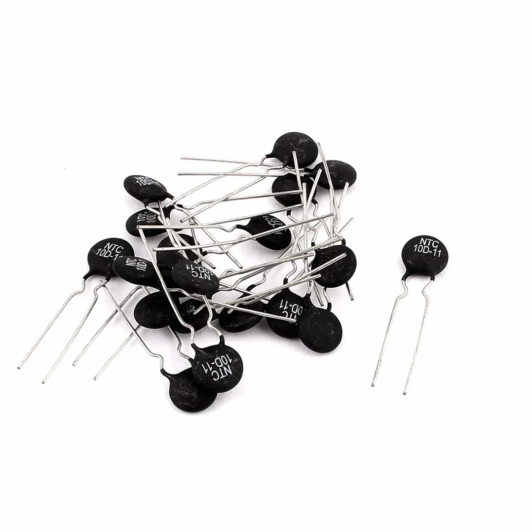 sourcing map NTC 10D-11 10 Ohm +/-10% Thermistor 20 szt.