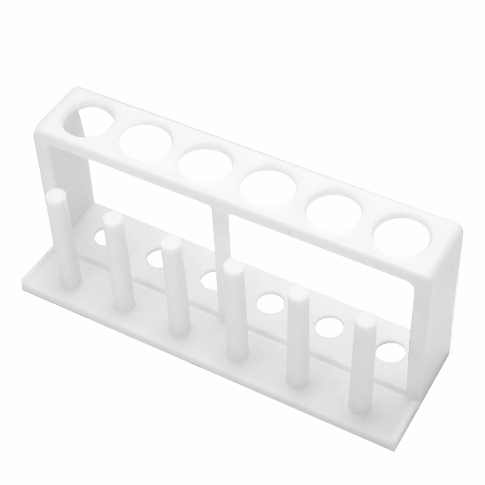 Reagenzglasgestell 6 Löcher 6-Säulen Teströhrchenhalter aus Kunststoff