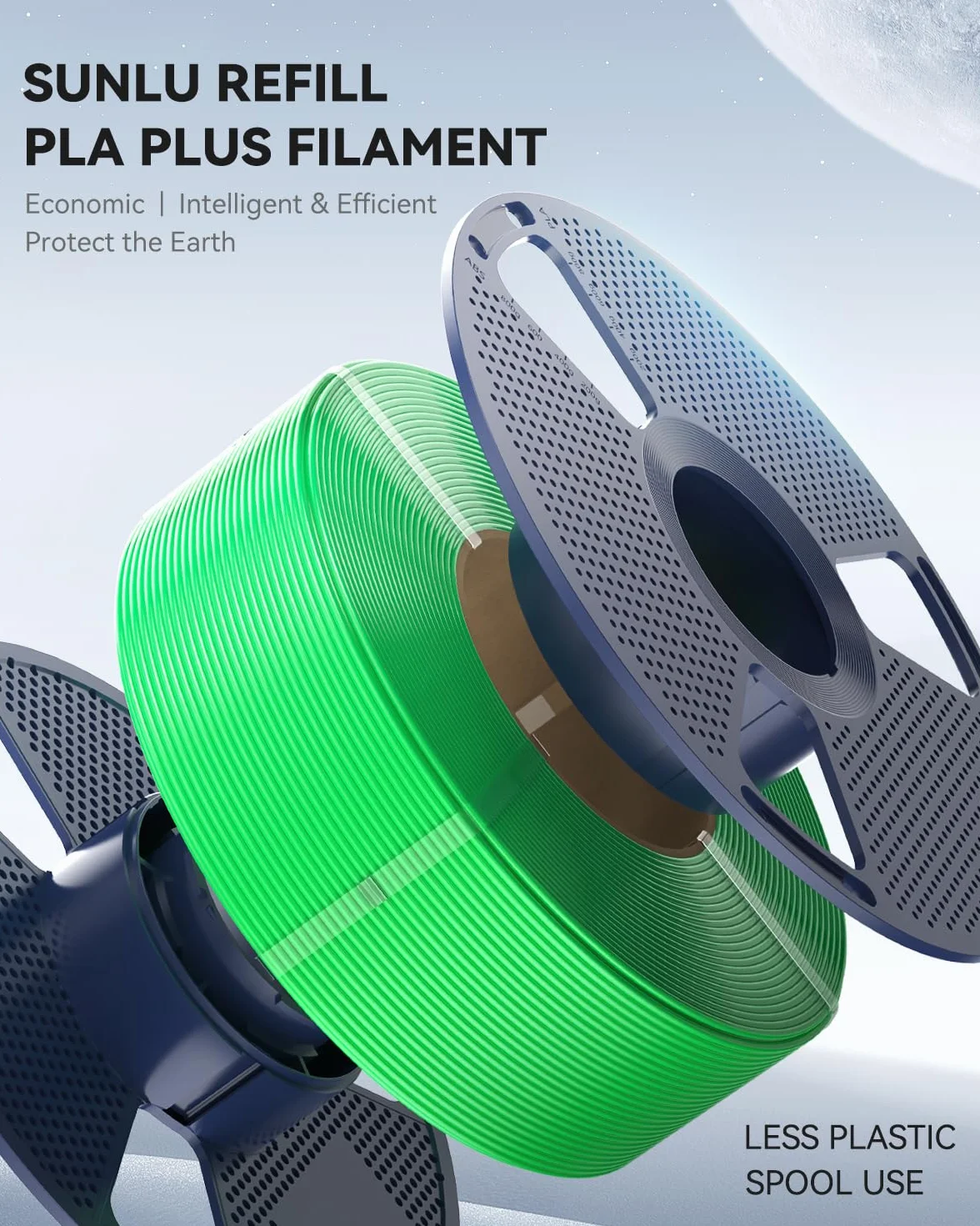 SUNLU PLA matowy filament 1,75 mm 4 kg biały do drukarki 3D kompatybilny z Bambu Lab 4 rolki 1 kg