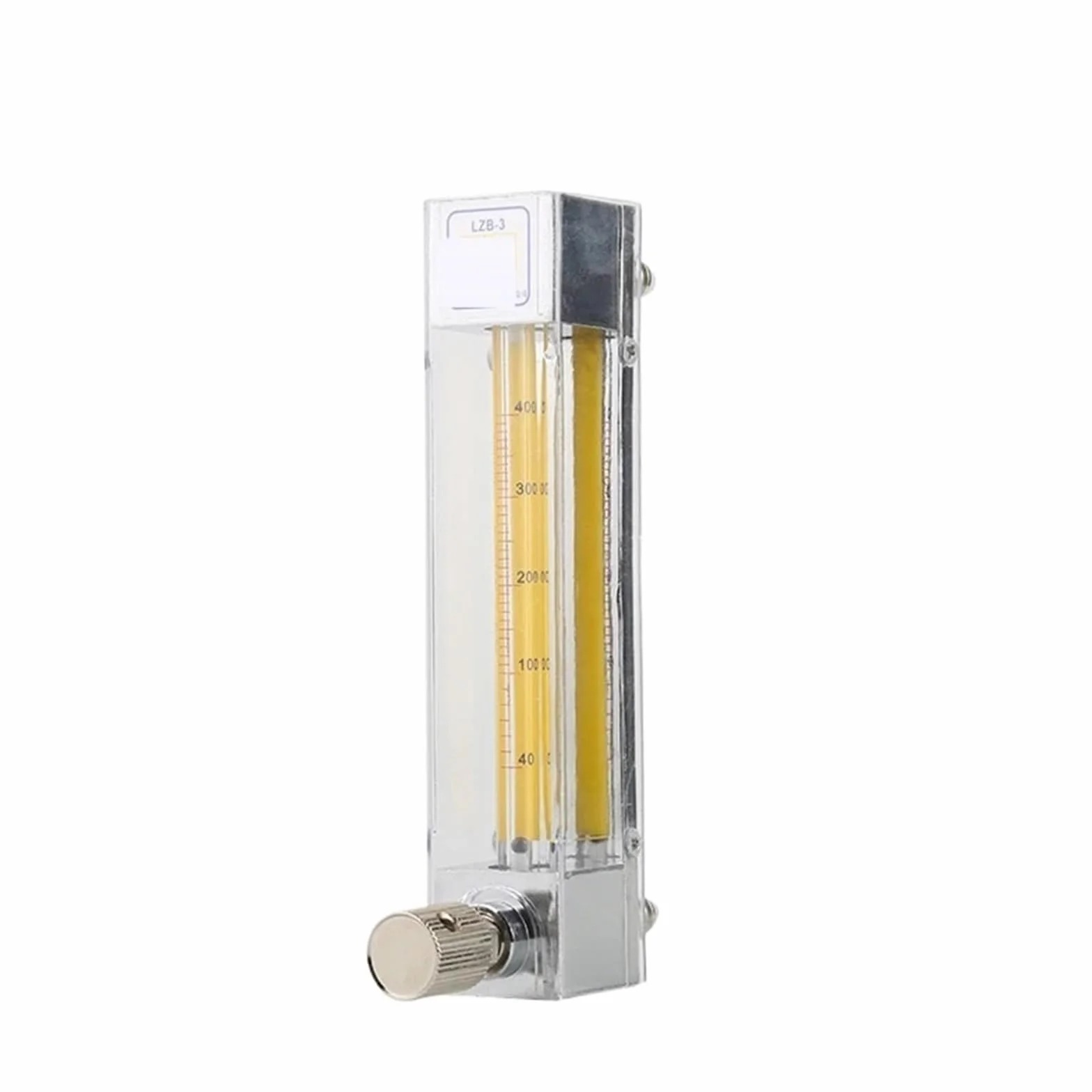 8 mm rurowy szklany rotametr LZB-3WB przepływomierz o zmiennej powierzchni do gazu lub cieczy (gaz 30-300 ml-min)