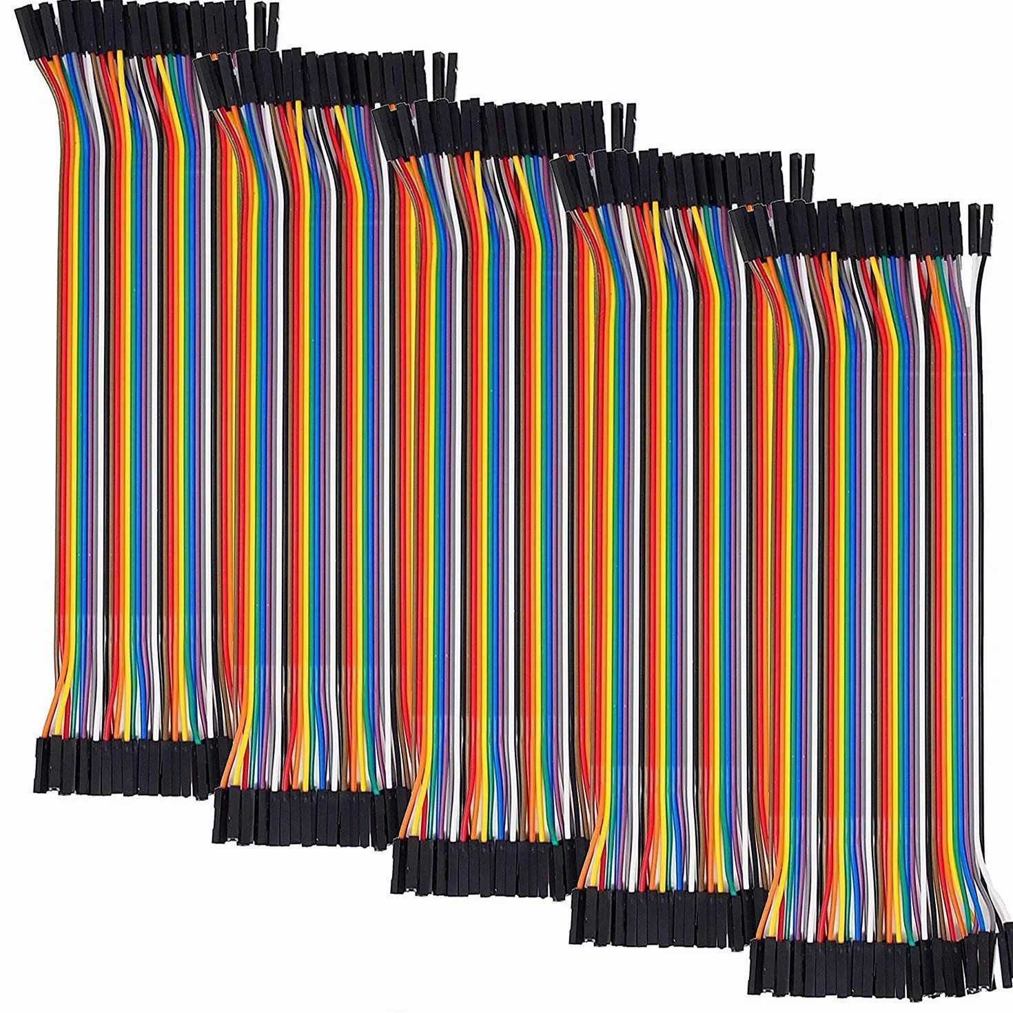 AZDelivery Jumper Wire Cable 20 cm F2F Female to Female 40 szt. kompatybilny z Arduino Raspberry Pi