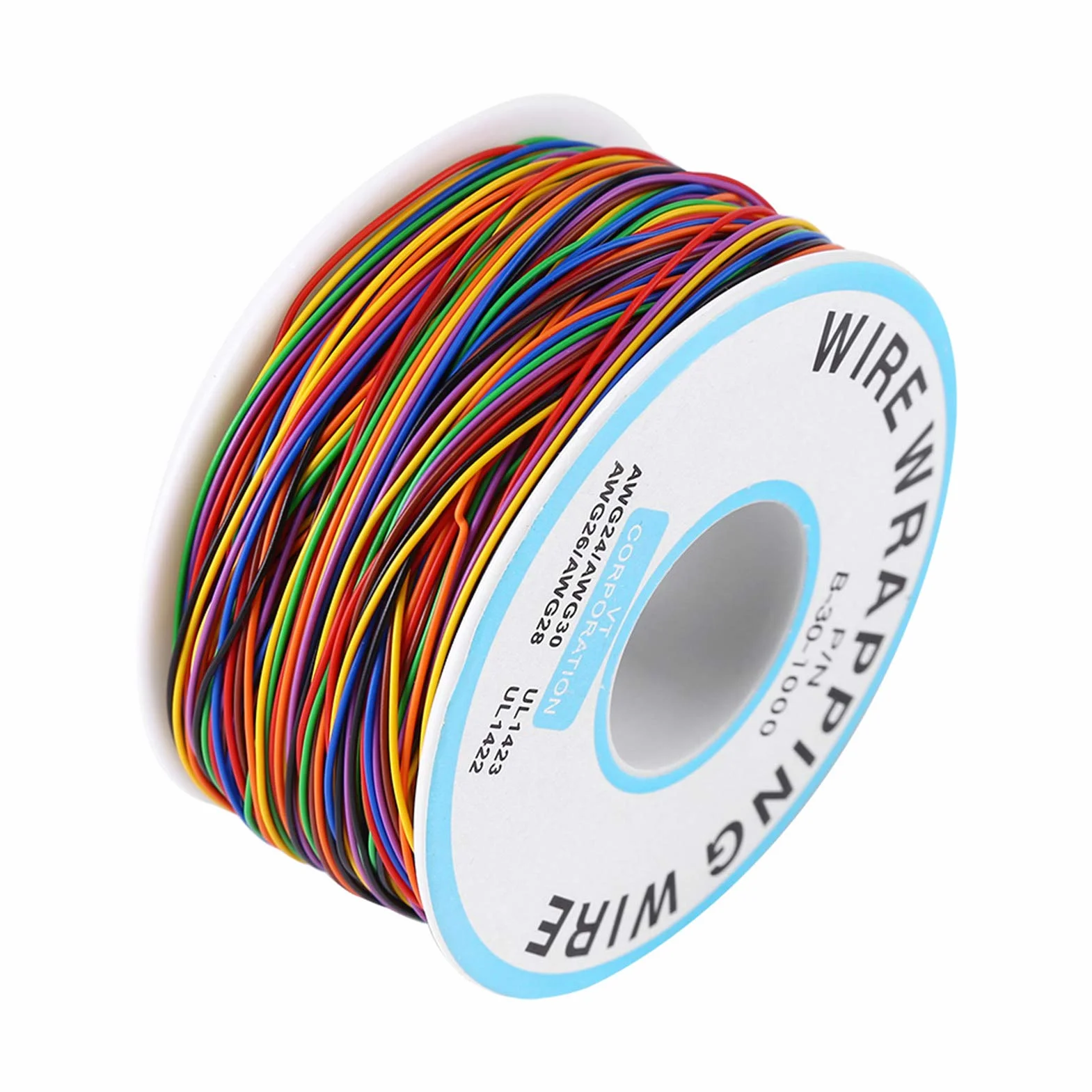 Przewody PCB Drut Przyłączeniowy 30AWG Cynowana Miedź Kolorowy 280M Kabel Testowy