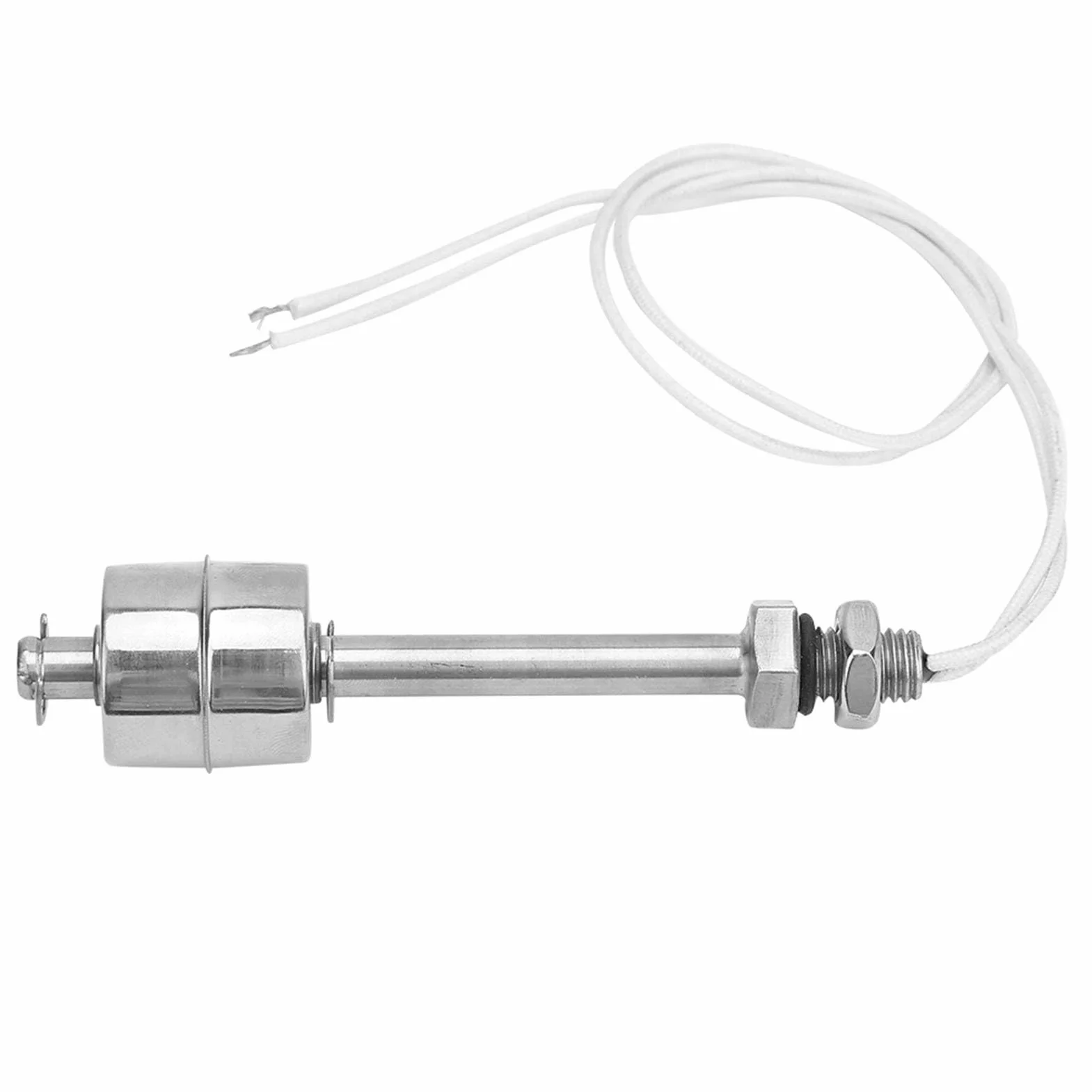 0-220V 100mm Przełącznik Pływakowy Czujnika Poziomu Cieczy, Pionowy Przełącznik Wody ze Stali Nierdzewnej Dla Zbiorników, Wież Ciśnień, Podgrzewaczy, Energii Słonecznej