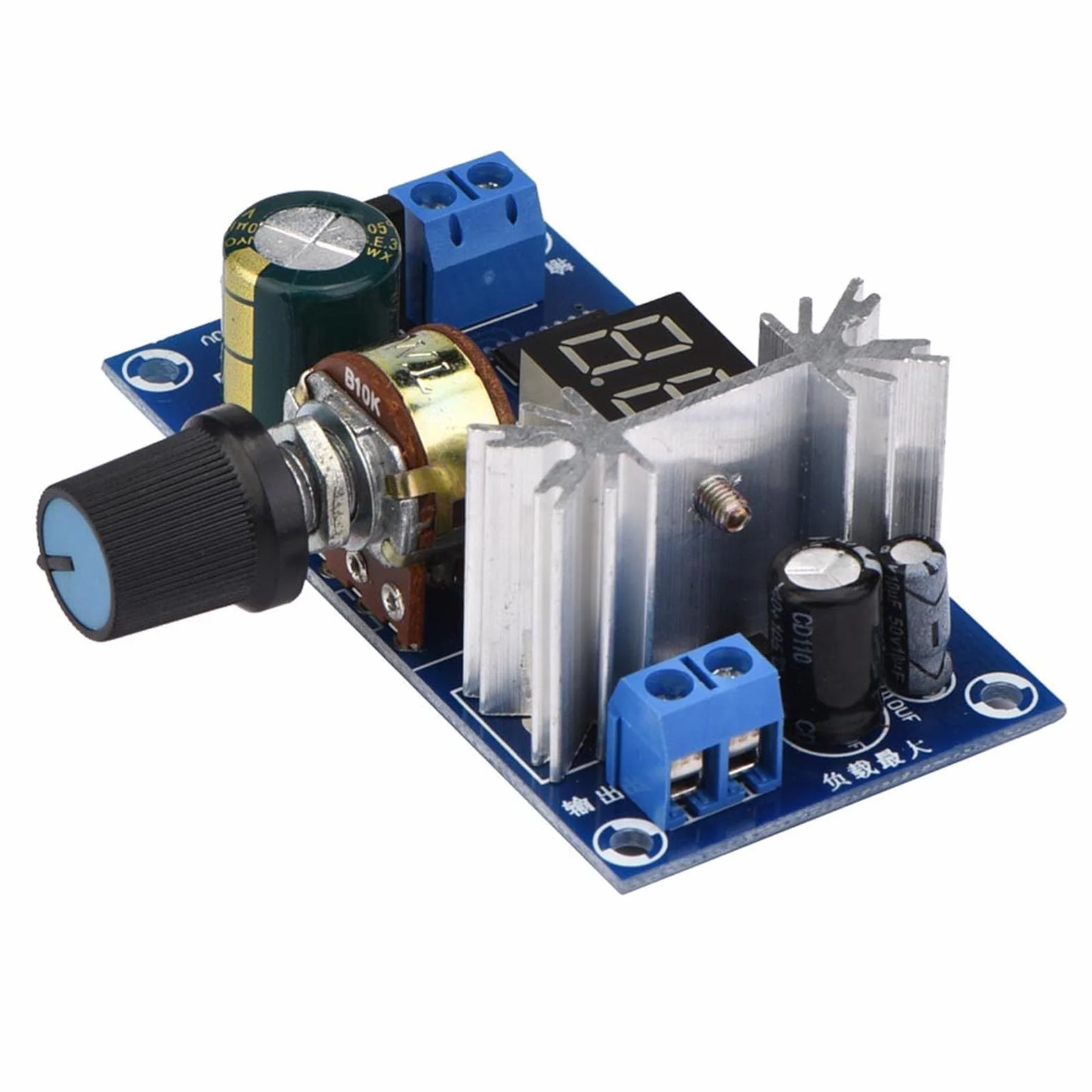 LM317 Regulowane Napięcie, 317 Regulowany Zasilacz LM317 Regulator Mocy Regulator Regulator Napięcia Zasilania Panel Zasilania Cyfrowy Wyświetlacz Napięcia