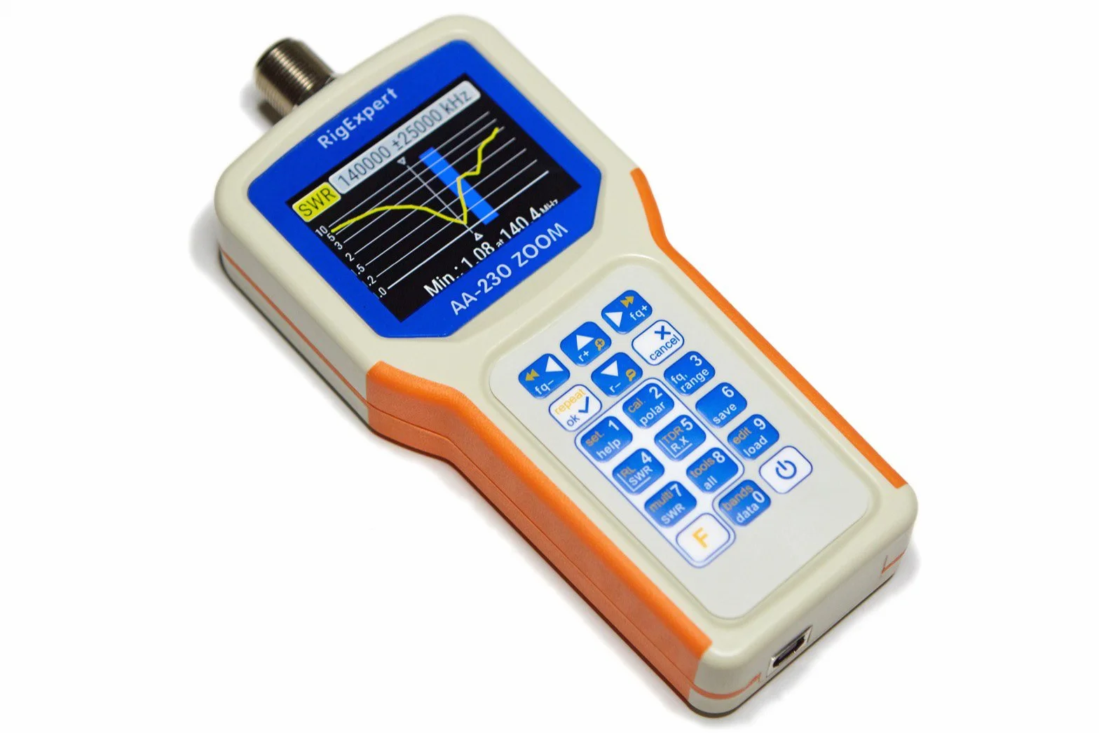AA-230 ZOOM Analizator anteny Bluetooth 0,1-230 MHz