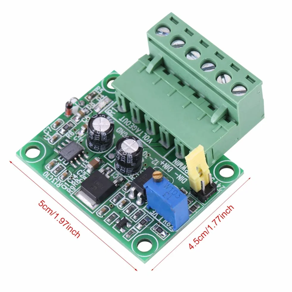 Moduł Konwertera PWM do Napięcia, 1-3 kHz 0-10 V, Cyfrowy Moduł Analogowy