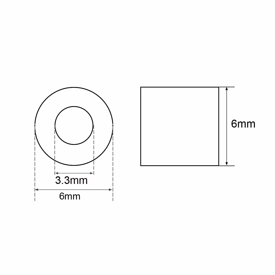 sourcing map 30 szt. M3 stop aluminium tuleja 3 mm linka druciana zacisk zatrzaskowy