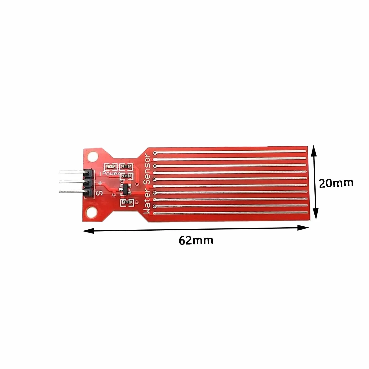 10 szt. DC 3 V-5 V 20 mA czujnik poziomu wody, poziom cieczy, głębokość wykrywanie wysokości, czujnik do Arduino