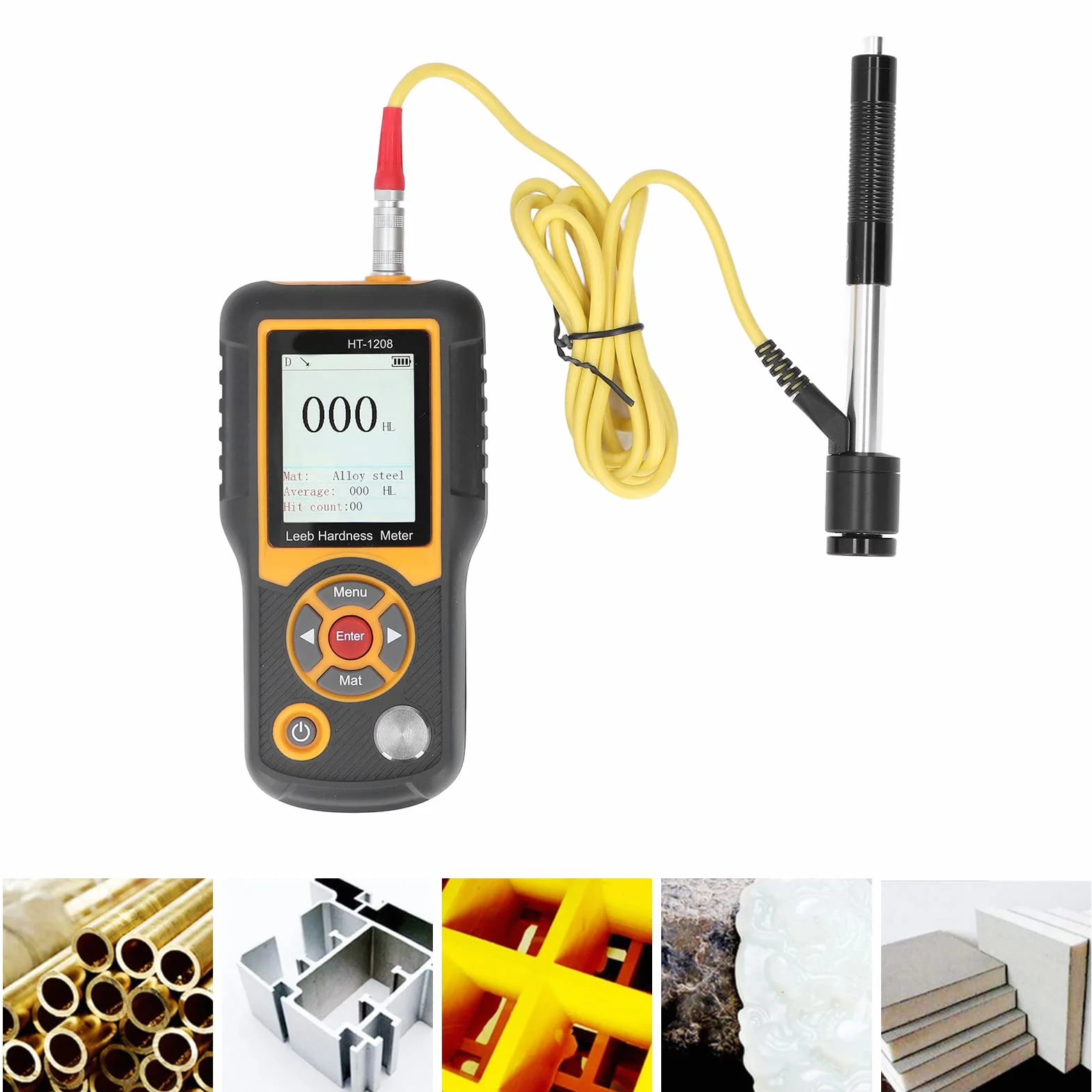Cyfrowy Tester Twardości Metalu Leeb Rockwell Vickers Shore HT-1208