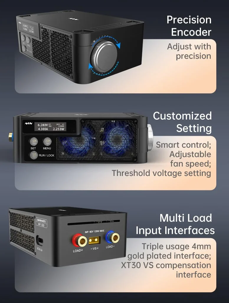 MINIWARE MDP-L1060 programowalne obciążenie elektroniczne 100W