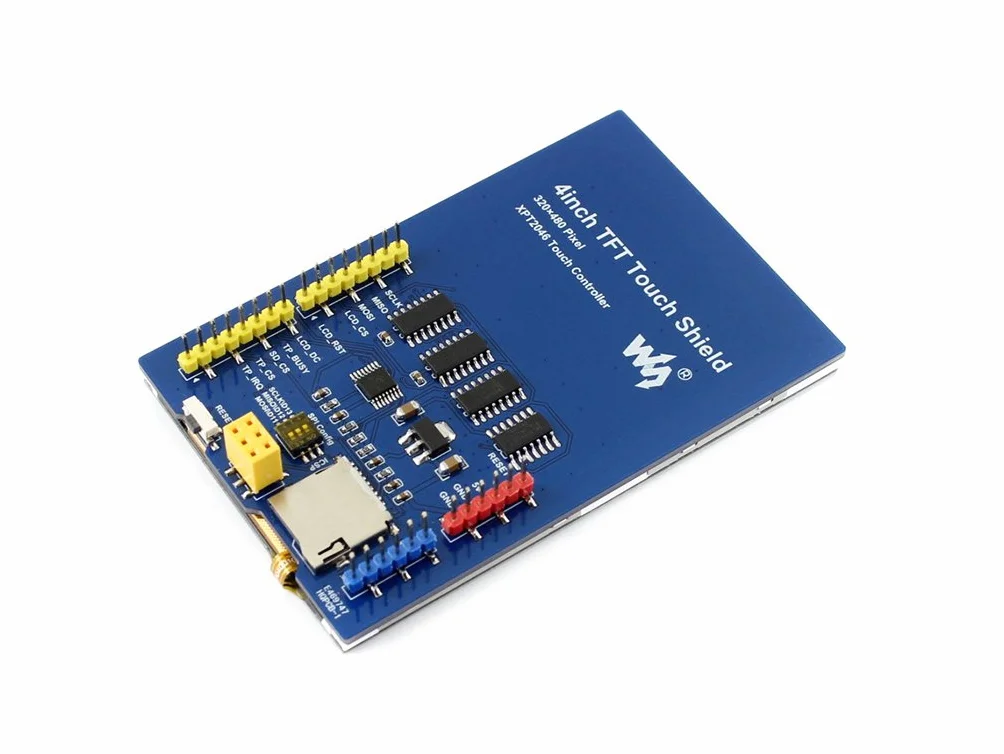 Coolwell Waveshare 4 cale Arduino Display Module Resistive Touch Screen TFT LCD Shield 480x320 SPI Interface kompatybilny z Arduino UNO/Leonardo/UNO PLUS STM32 NuCLEO/XNUCLEO 1