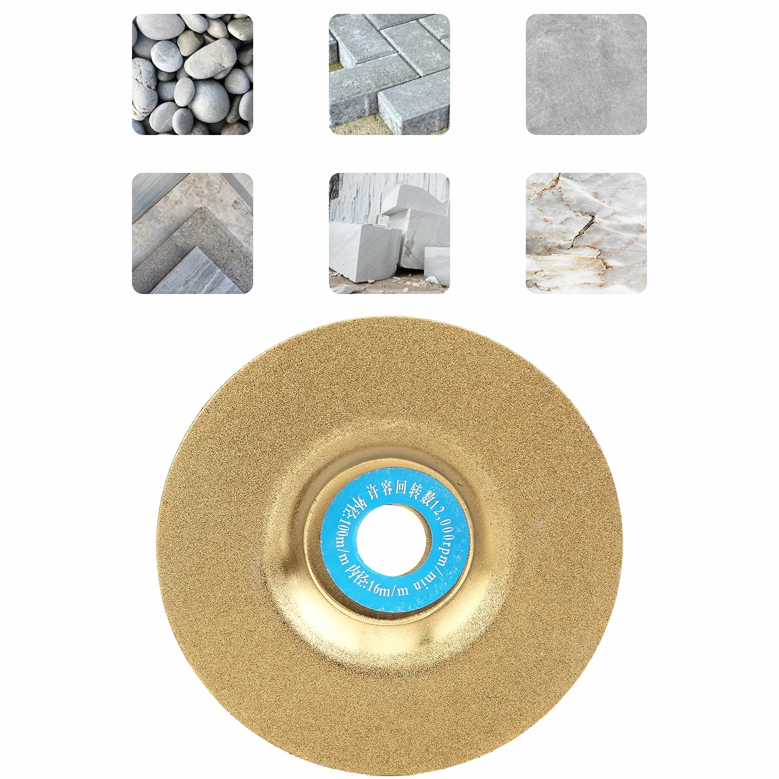 Diamentowa Tarcza Szlifierska 100mm 4-calowa do Stali Stopowej Metalu Szkła Ceramiki Kamienia