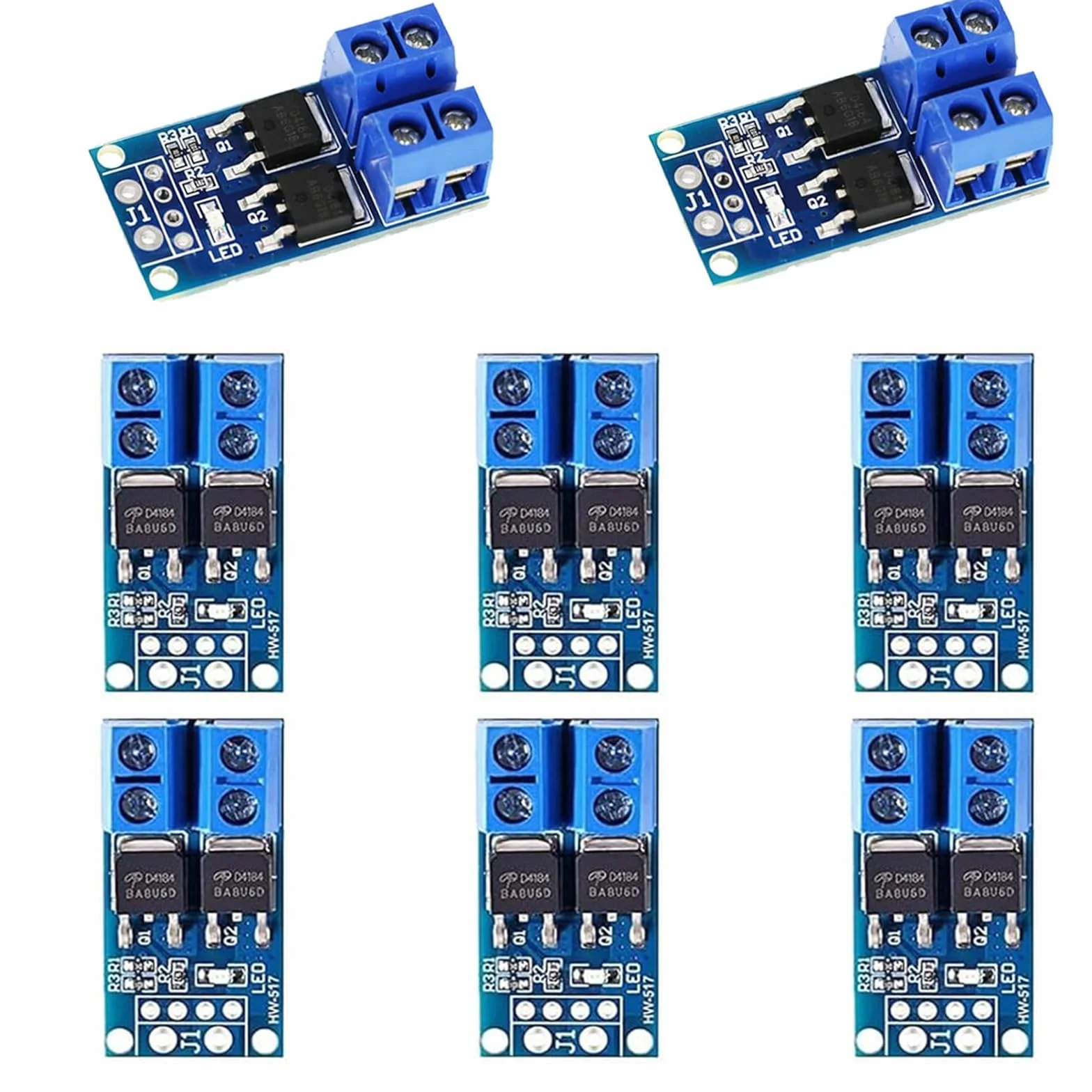 Moduł sterownika przełączającego PWM DC 5V-36V 400W podwójny Mosfet FET