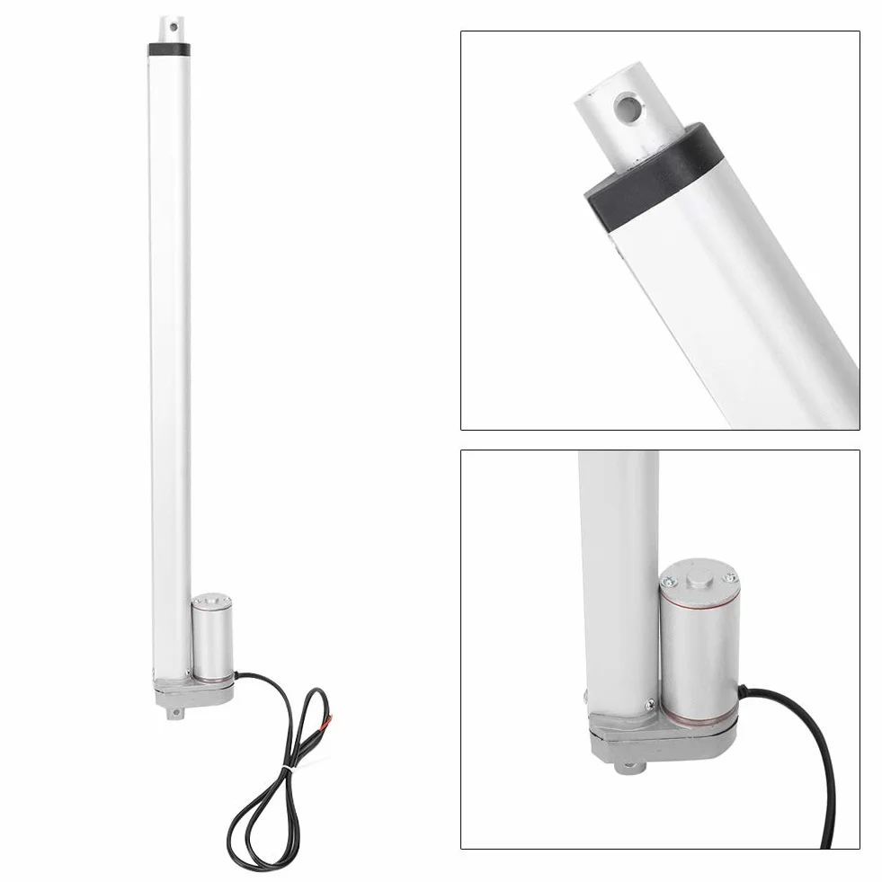 Elektryczny Siłownik Liniowy 300N 12VDC Duża Prędkość Skok 550mm