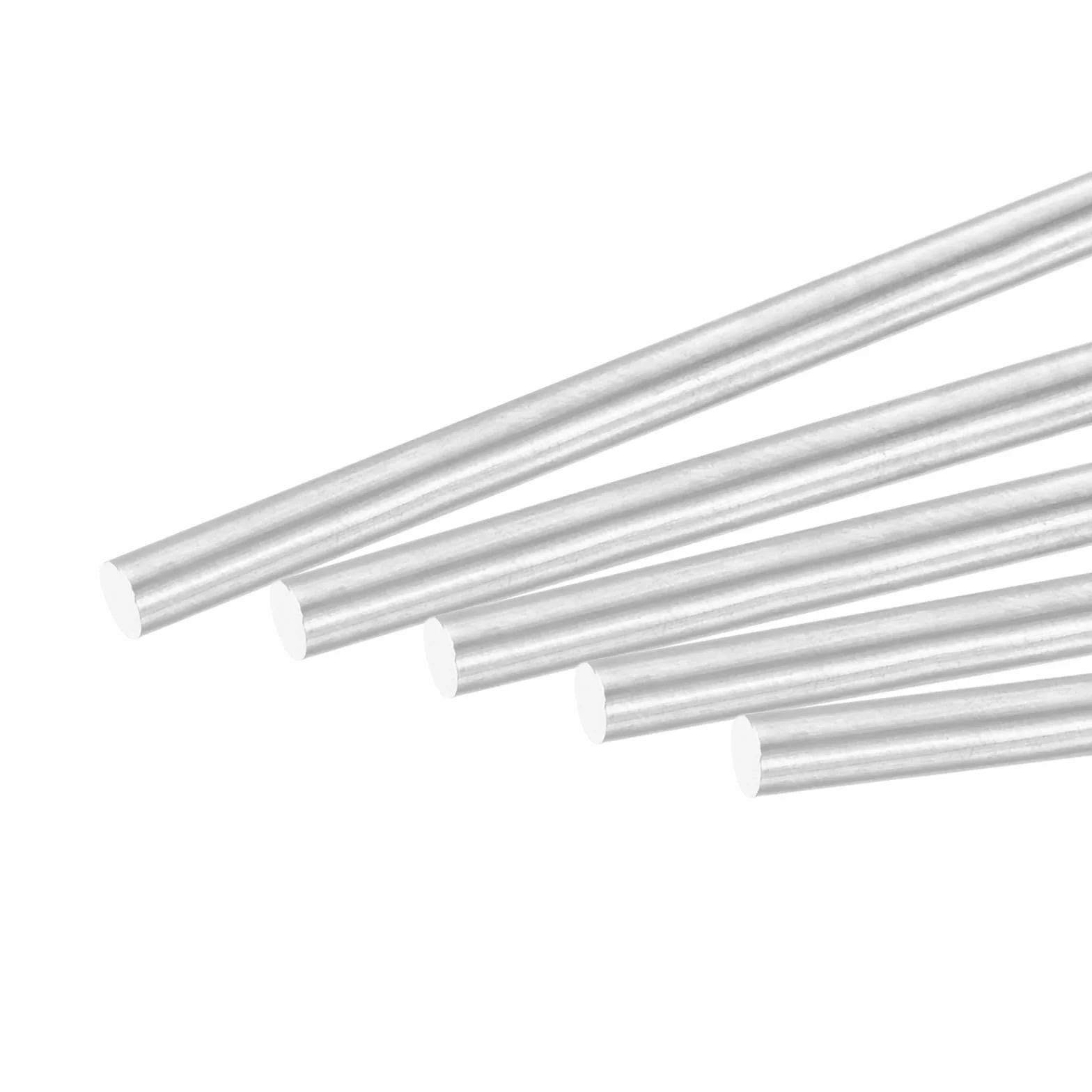 QUARKZMAN Aluminiowy pręt 3 mm średnica 200 mm długość drążek obrotowy do rękodzieła DIY, 10 sztuk