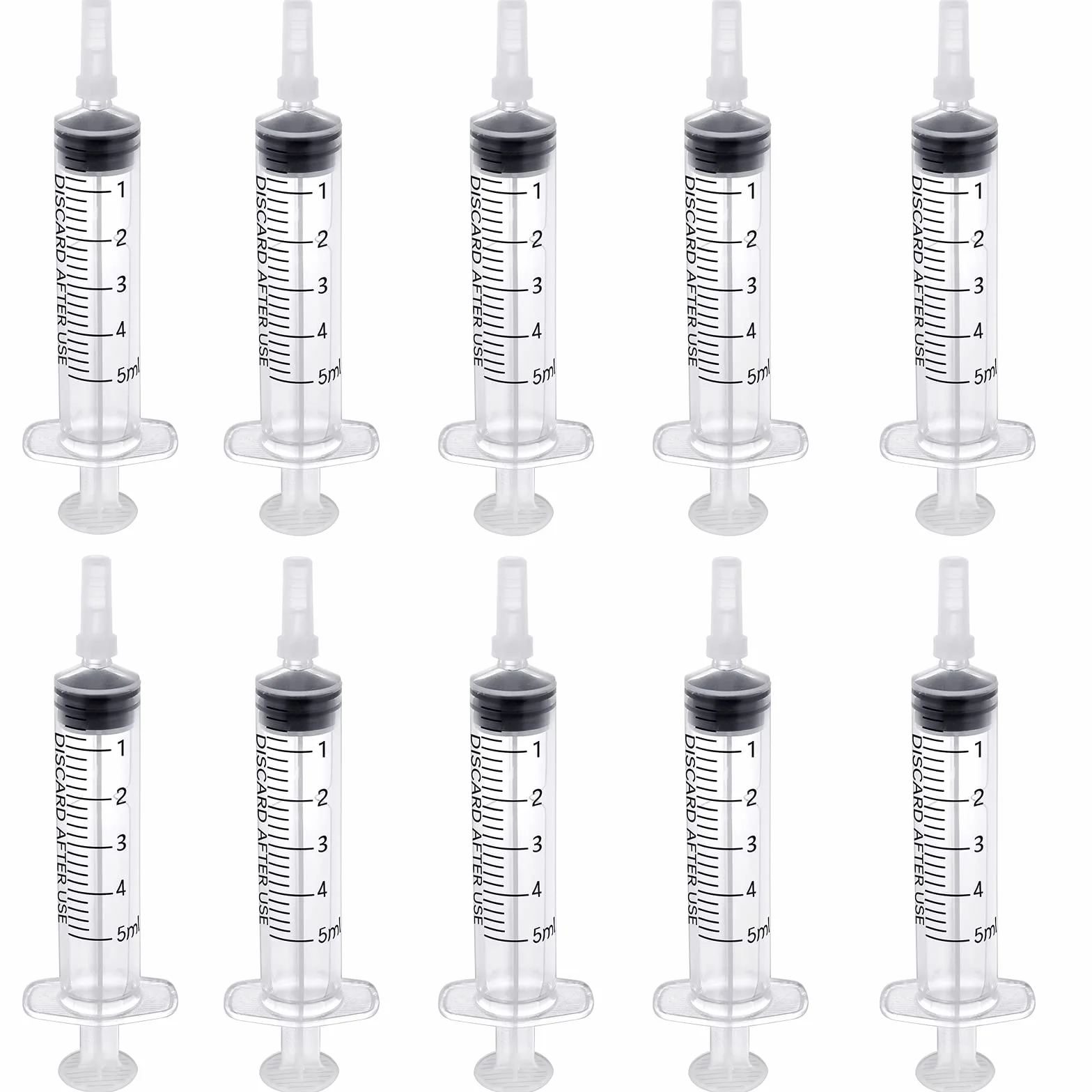10 sztuk strzykawka z pokrywką, 5 ml strzykawka dozująca, strzykawka bez igły, strzykawka do buraków, tworzywo sztuczne do laboratoriów naukowych dozowanie płynów karmienie roślin dla zwierząt