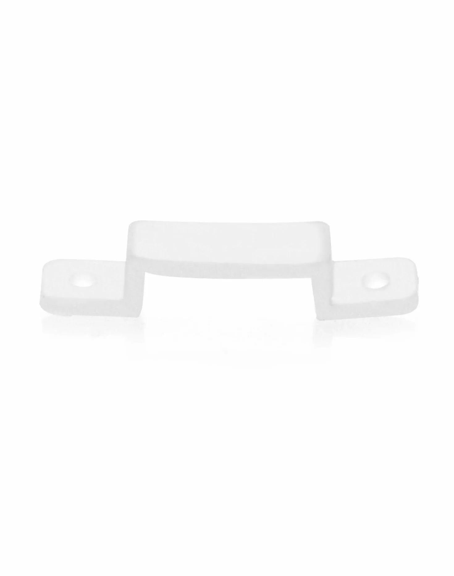 QWORK 100 sztuk klipsów do taśm LED 12 mm silikonowy RGB 1210