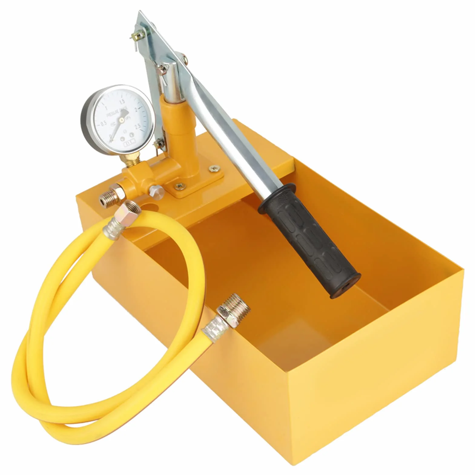 Pompa do Testowania Ciśnienia Wody Hydrostatyczna Pompa Testowa żółta Aluminiowa 2.5Mpa 25Kg Ręczna Hydrauliczna Pompa do Testowania Ciśnienia Wody Narzędzie do Testowania